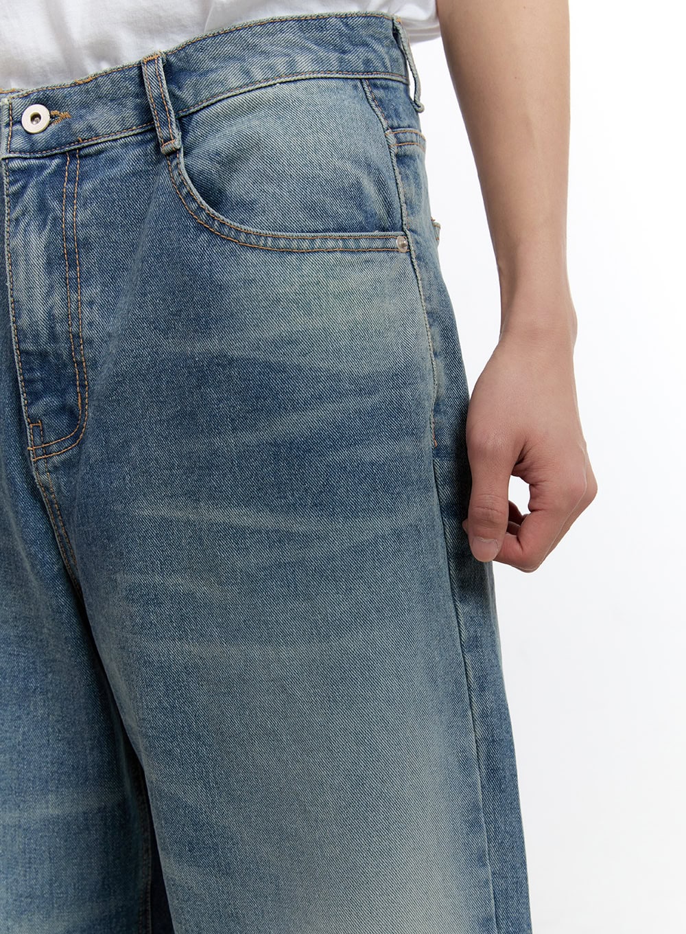 Men's Washed Baggy Jeans IA504