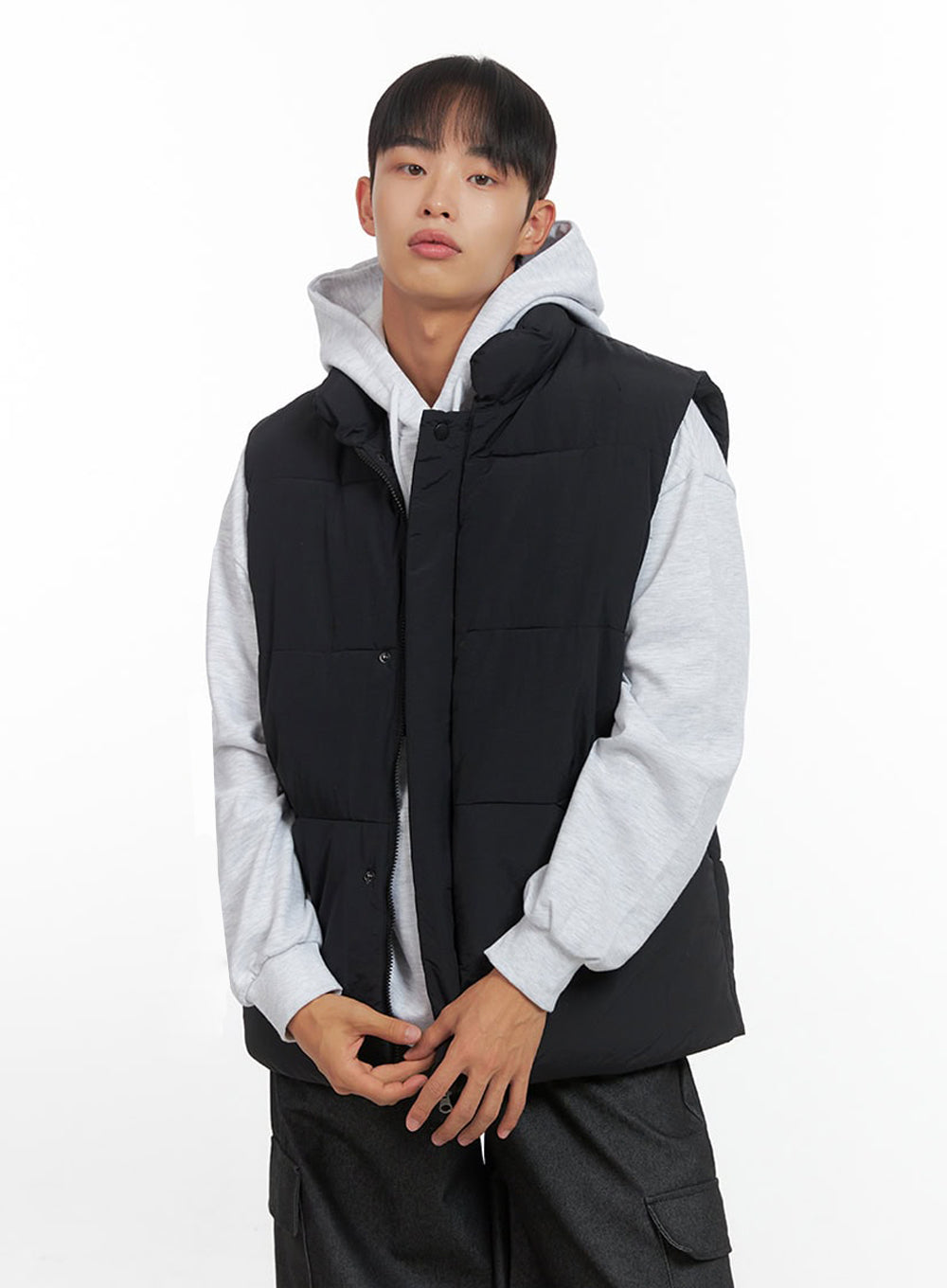 Men's Basic Puffer Vest IO420