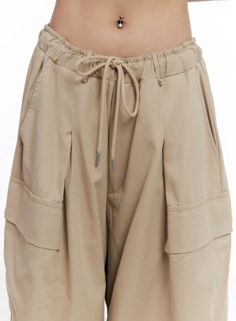 Wide-Leg Cargo Balloon Pants CL514