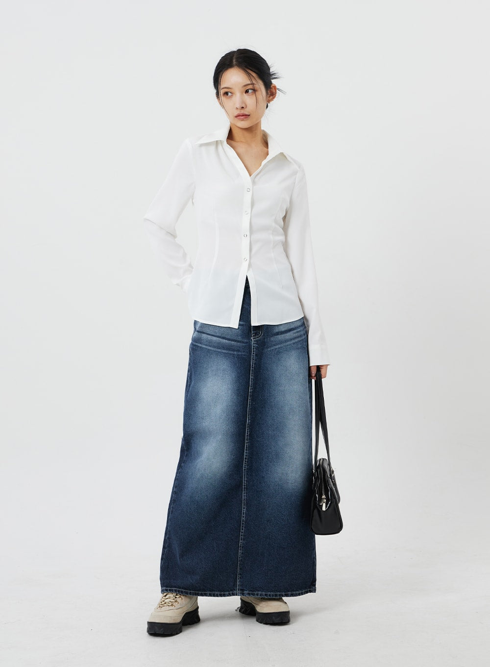 Snap Button Blouse CF321