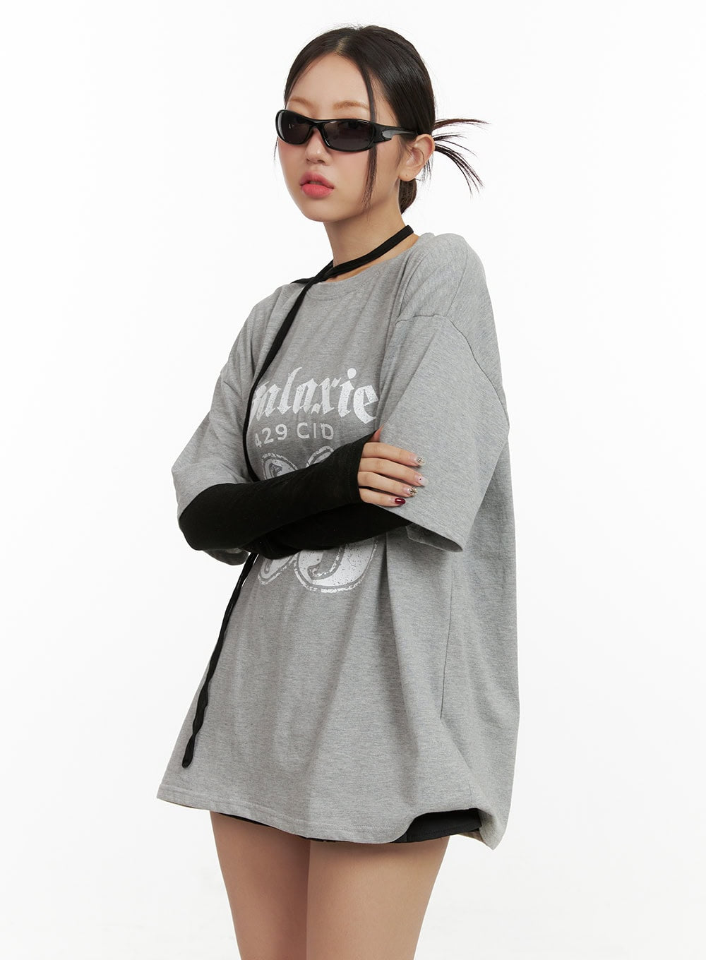 Oversized Graphic T-Shirt OU403
