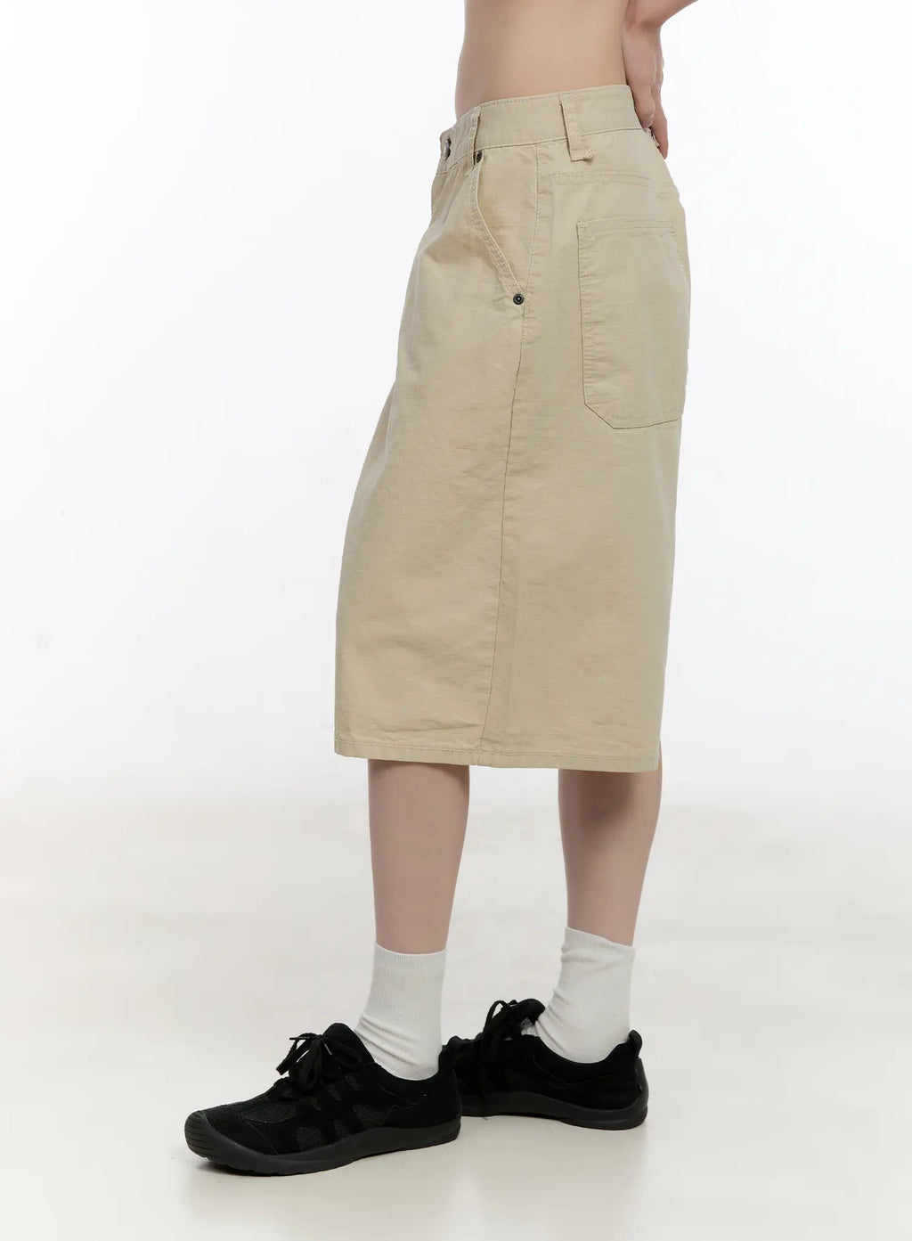 Beige Carpenter Jorts CL507