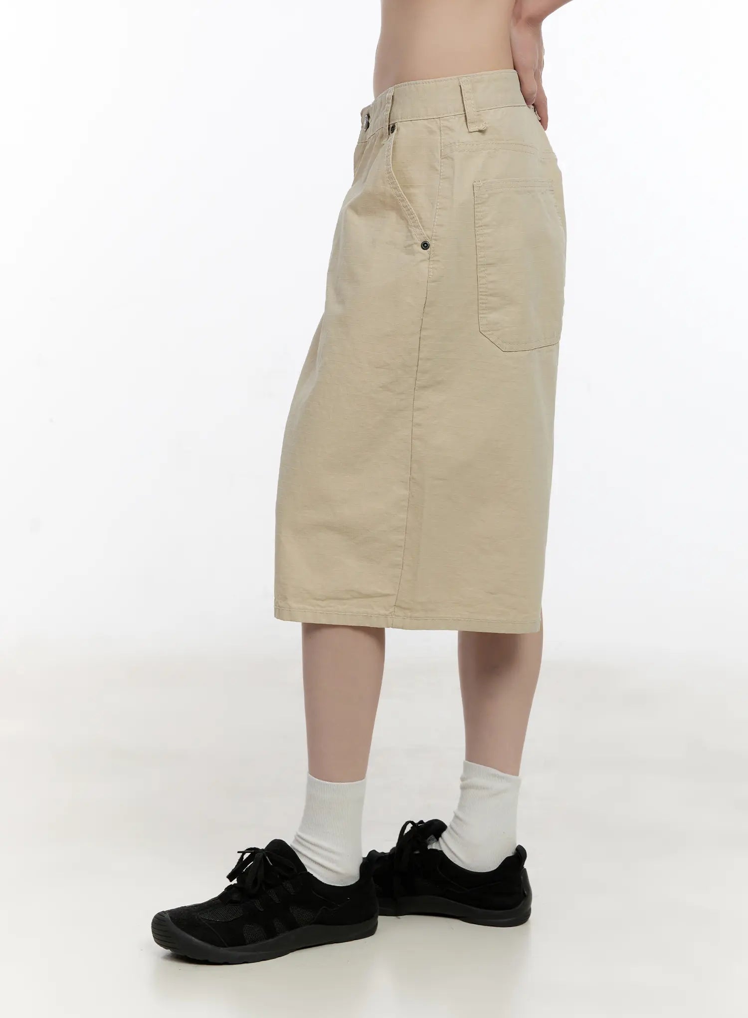 Beige Carpenter Jorts CL507