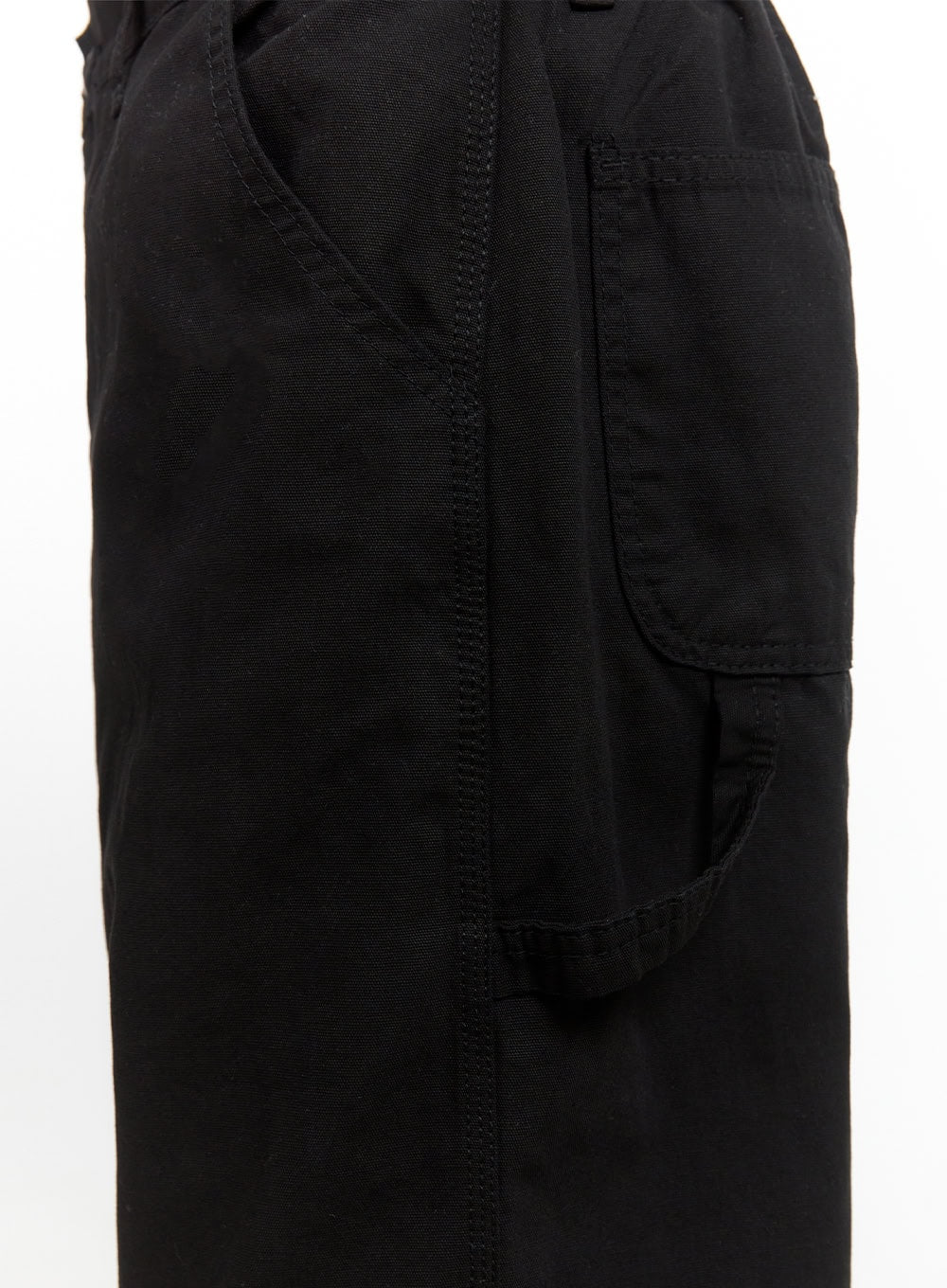 Men's Wide Fit Cotton Pants (Black) IG402