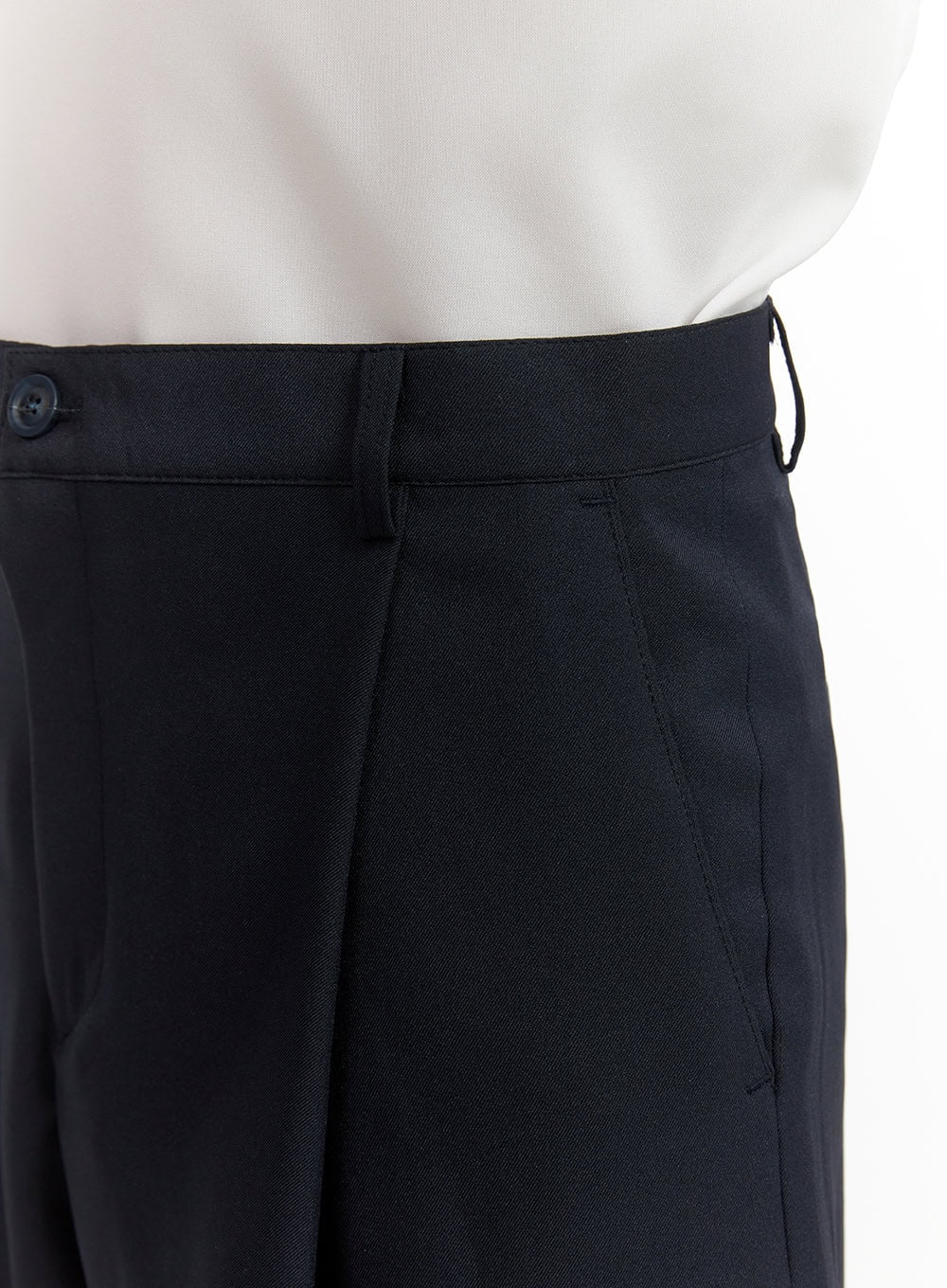 Men's Pintuck Wide Leg Shorts IY416