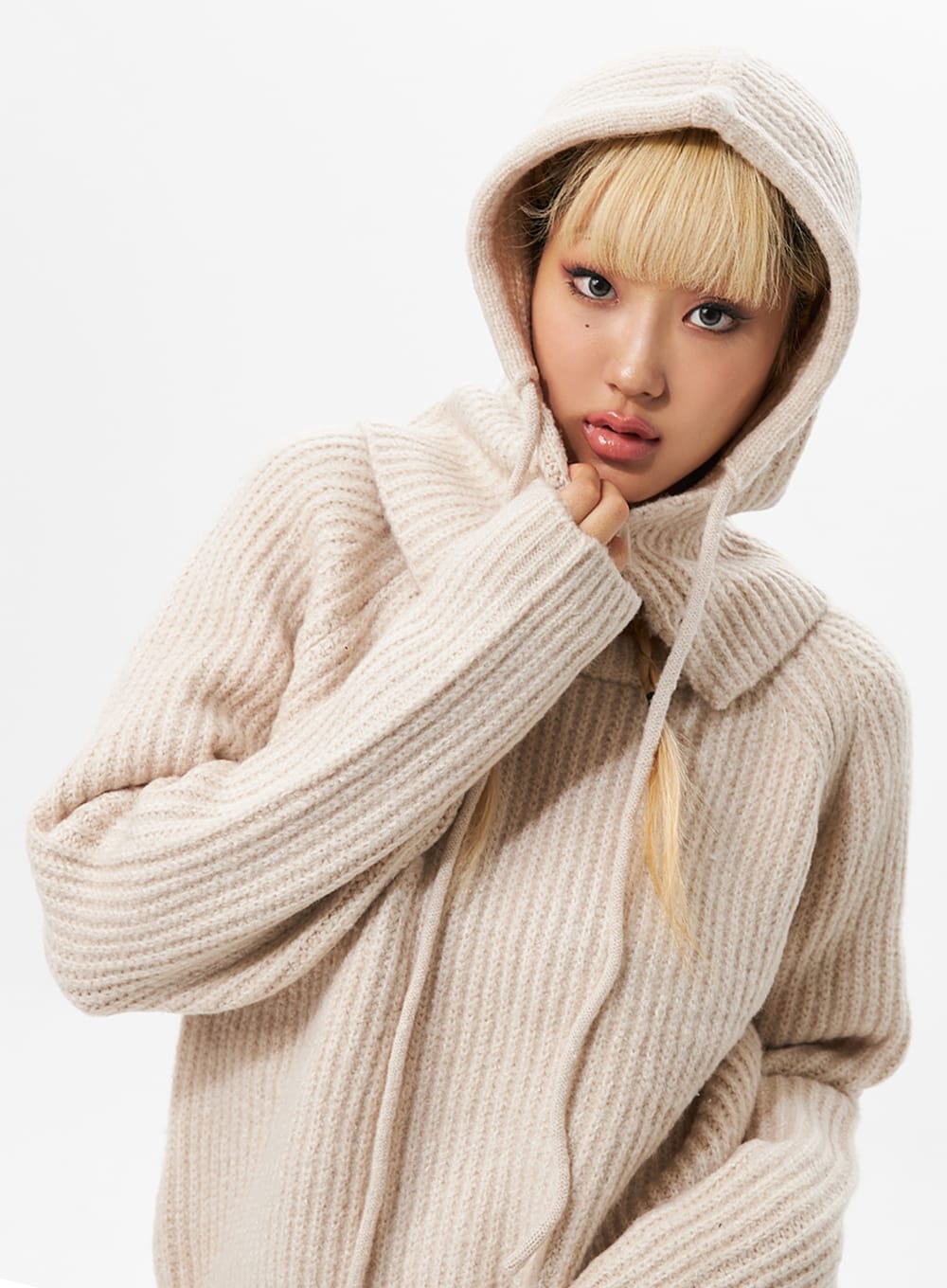 Chunky Sweater and Balaclava Set IO324