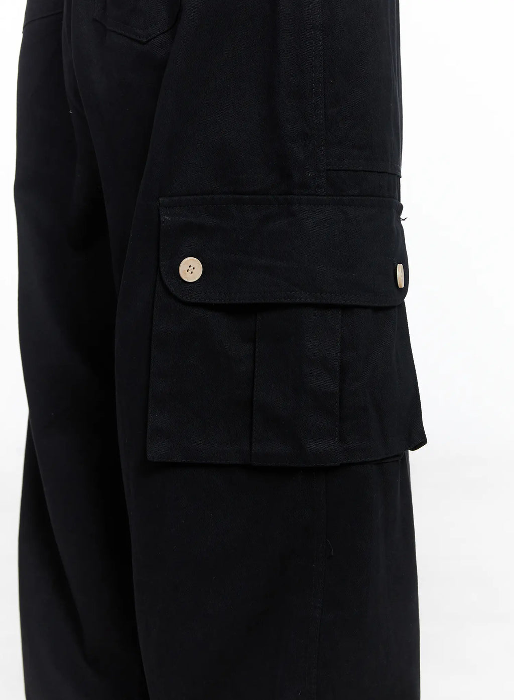 Baggy Cotton Pants with Back Pocket CG529