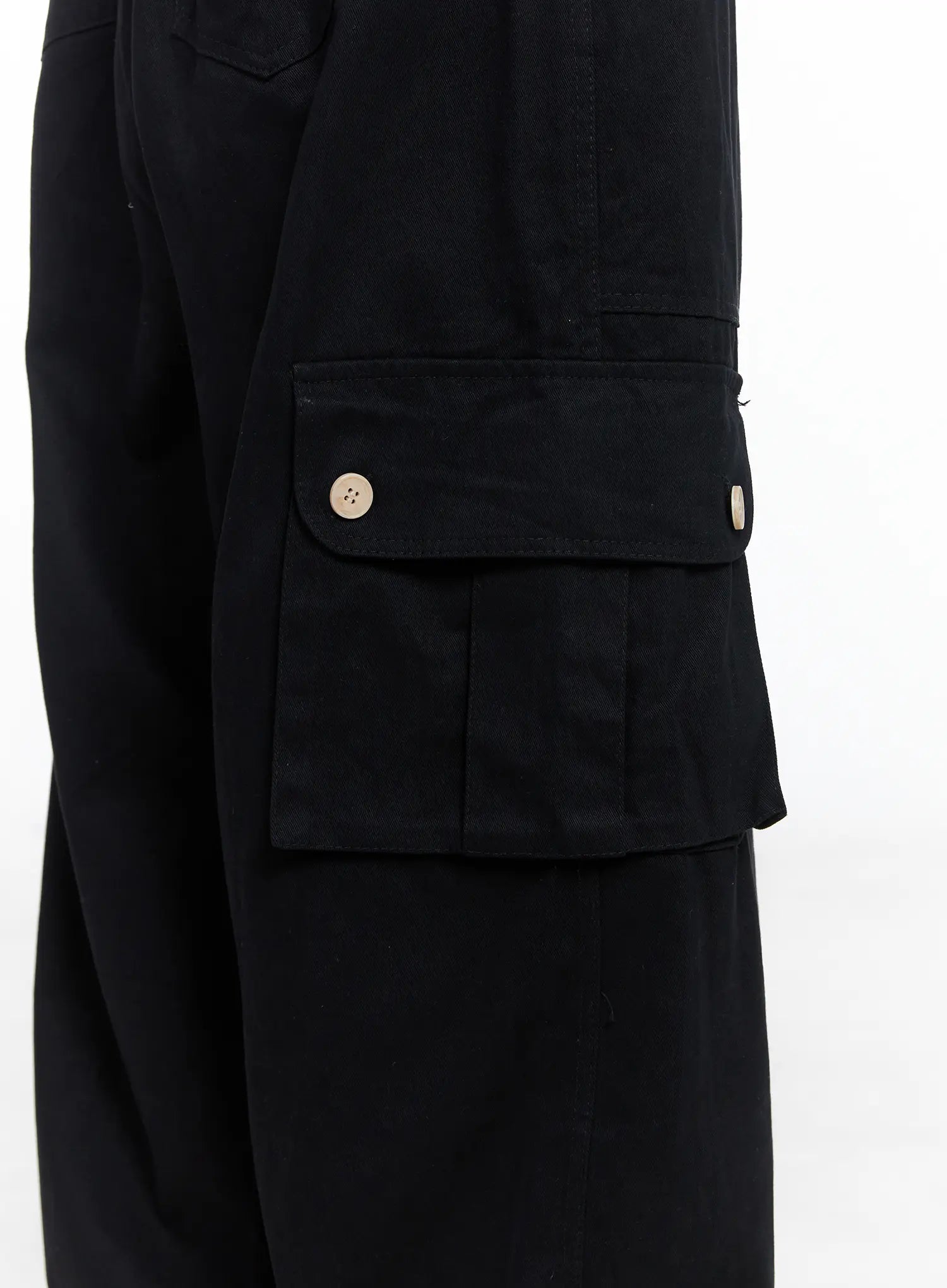 Baggy Cotton Pants with Back Pocket CG529