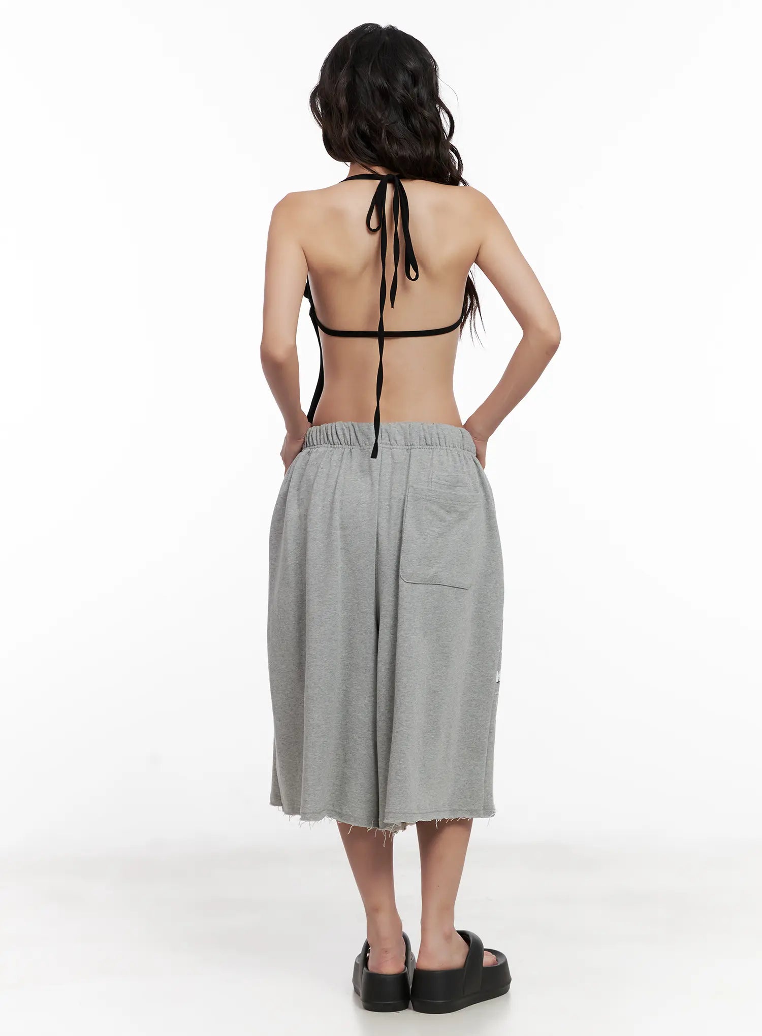 Graphic Relaxed-Fit Bermuda Sweatshorts CL521