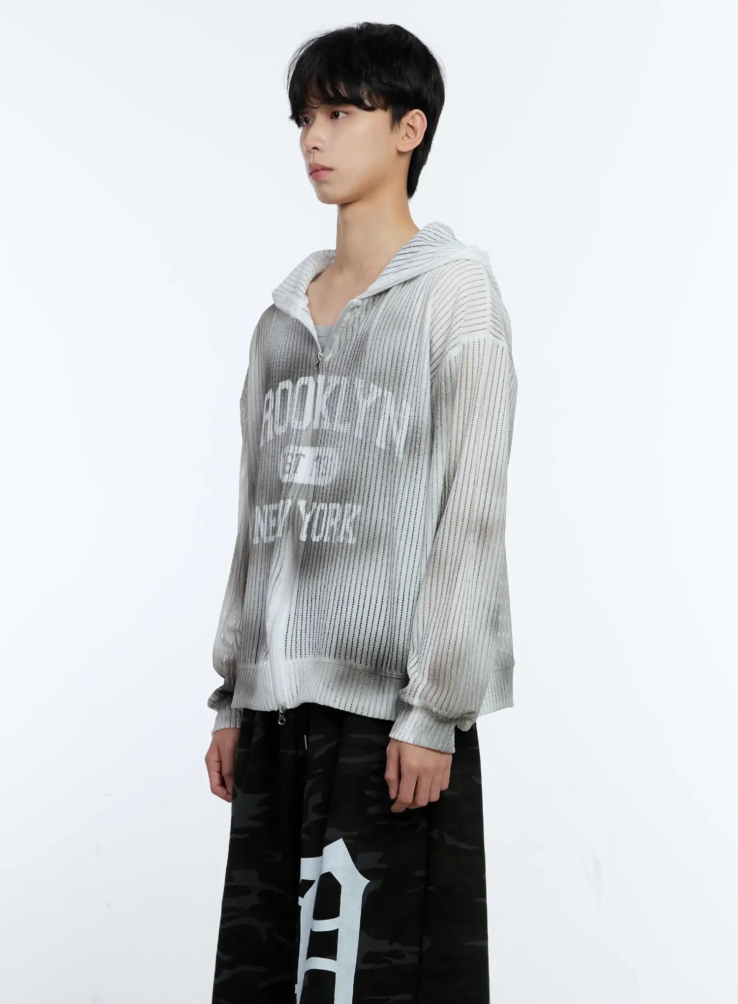 Men's Mesh Zip-Up Jacket IG501