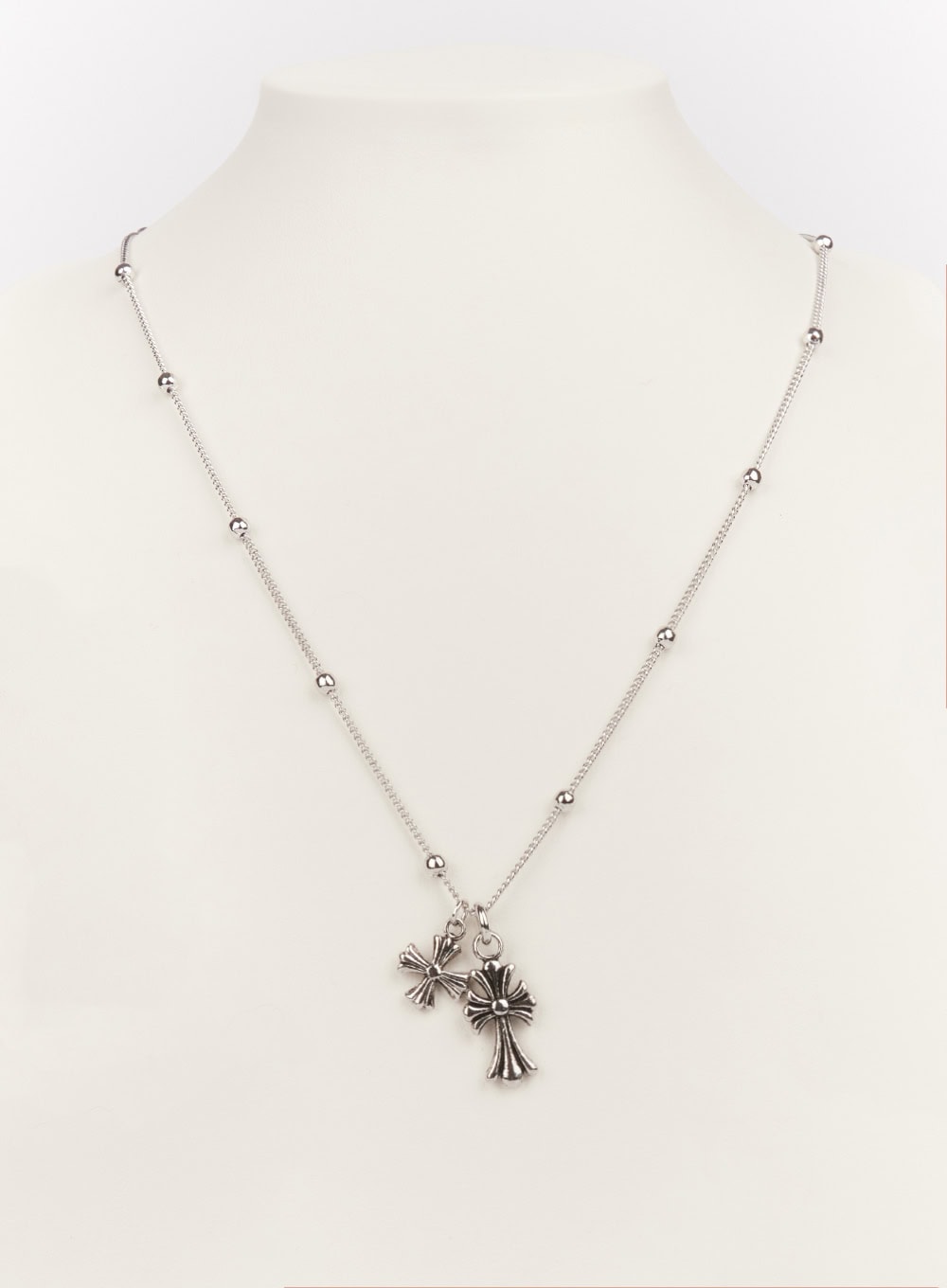 Elysian Flower Cross Necklace IM531
