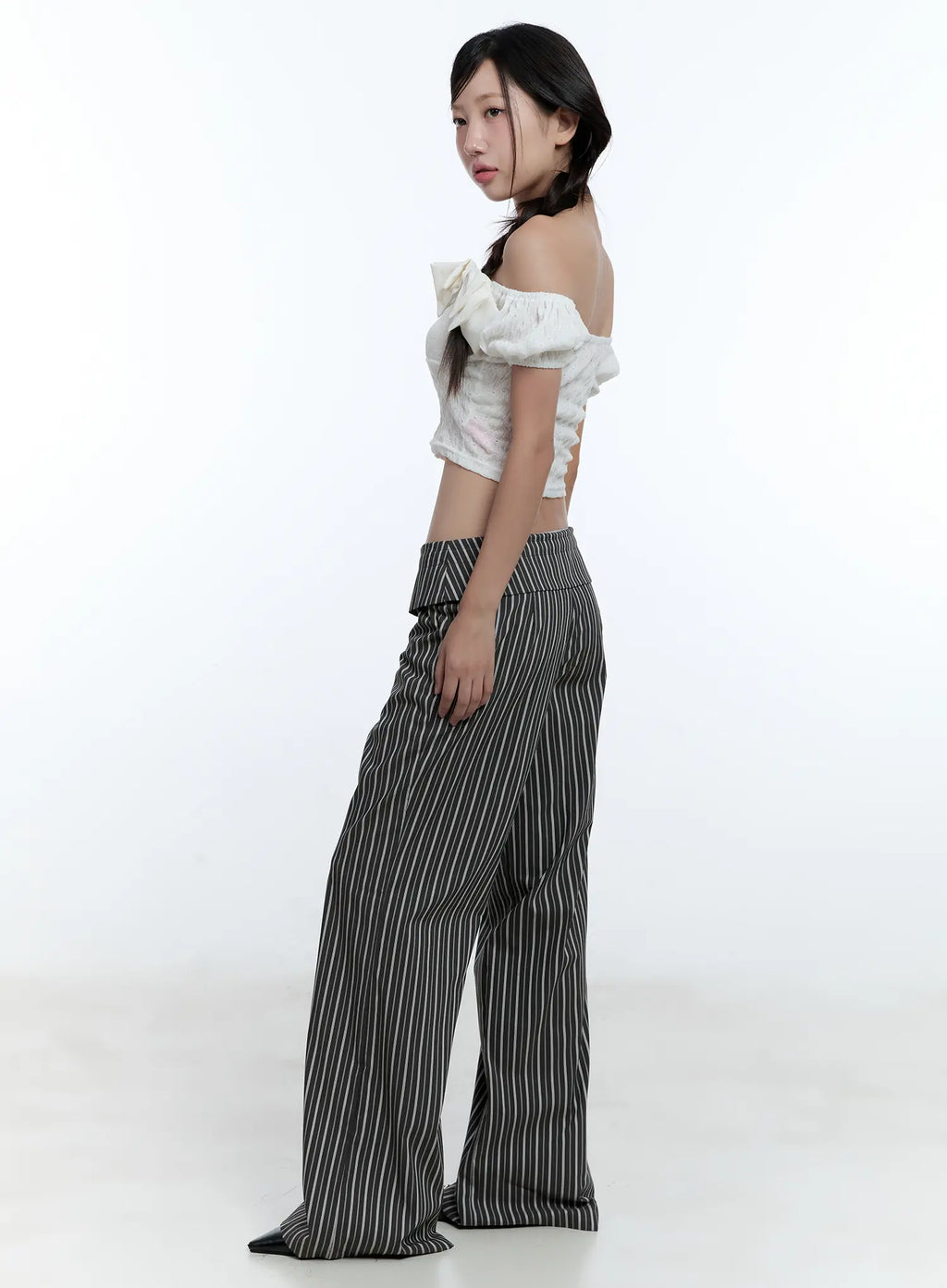 Puff-Sleeve Off-Shoulder Top CU526