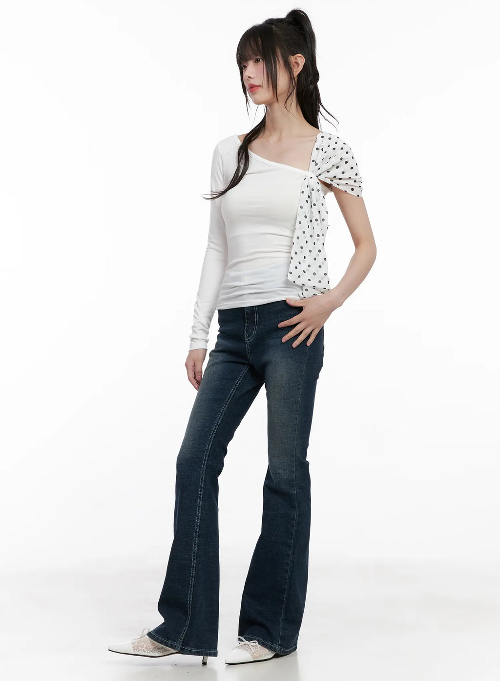 Juli High Waist Bootcut Jeans CG519