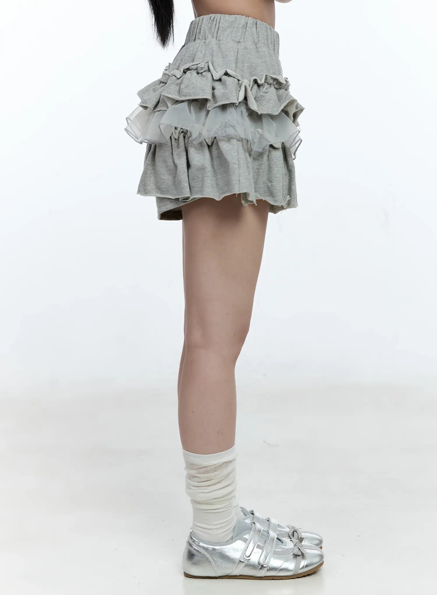 Tiered Ruffle Mini Skirt CG511