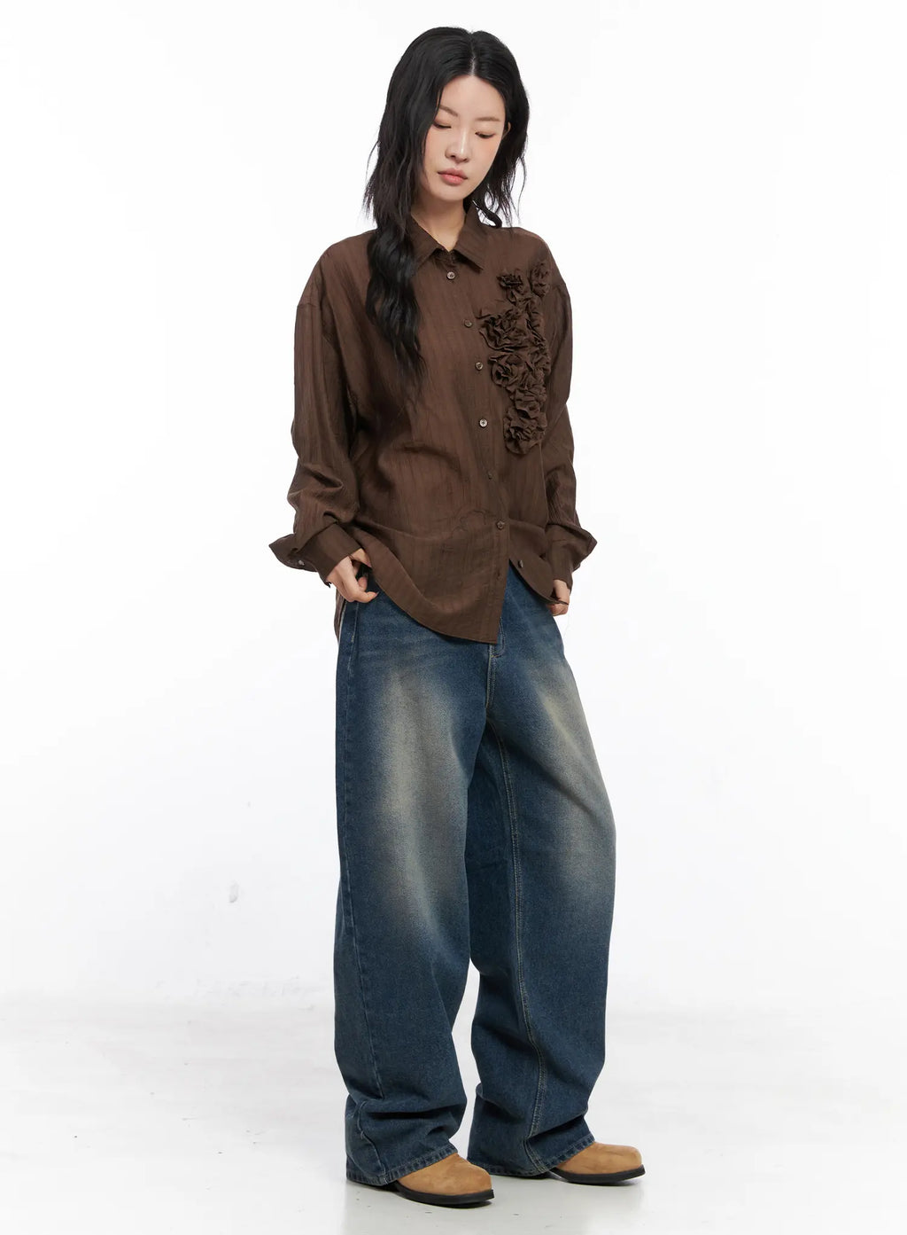 Xyla Vintage Pocket Baggy Jeans CO507