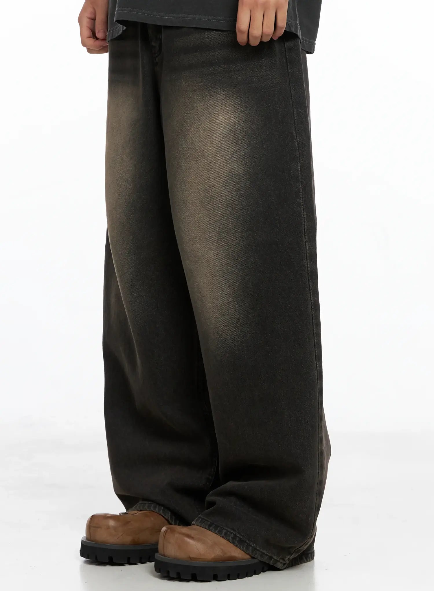 Men's Deep Washed Jeans IS502