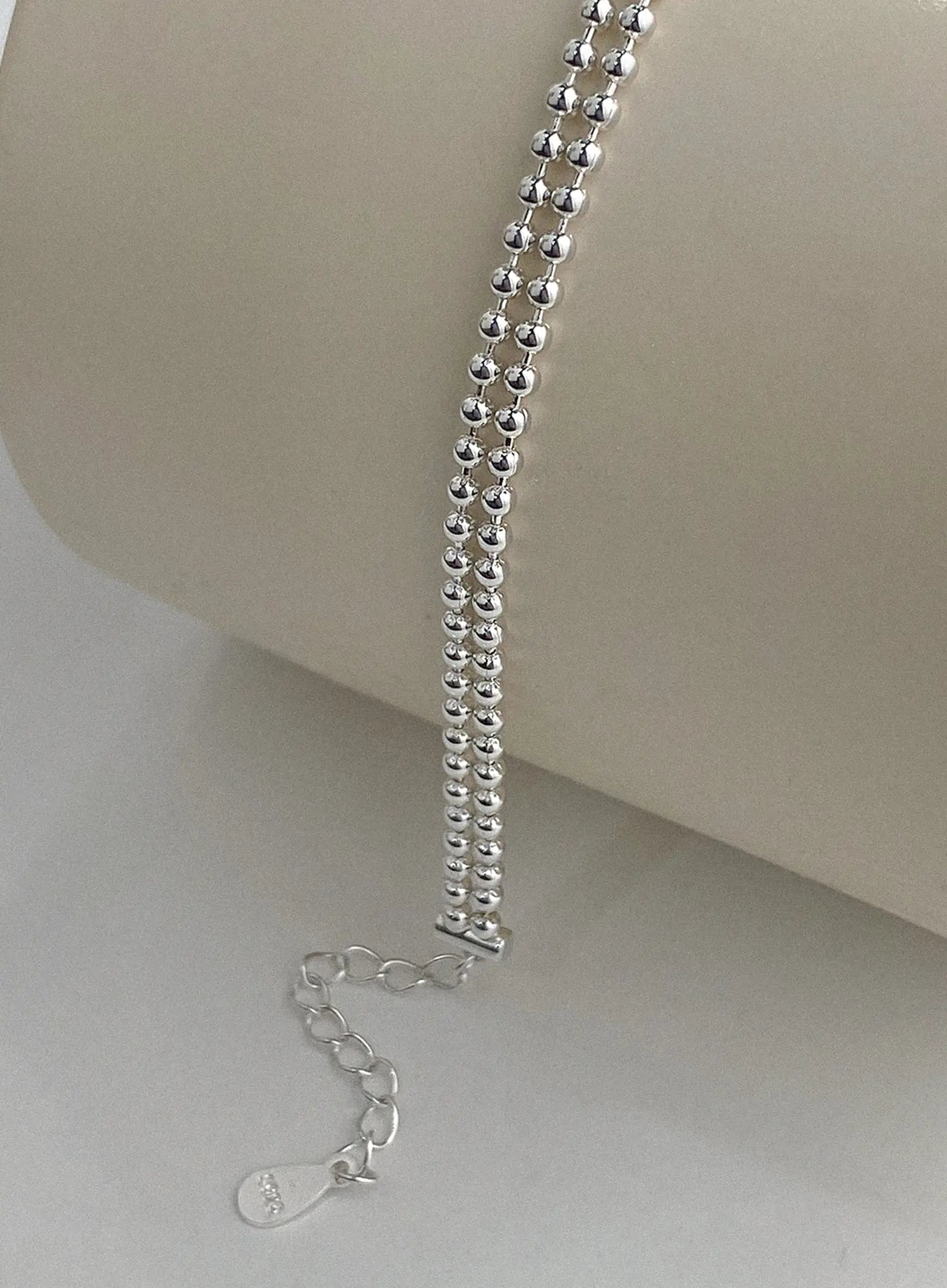 Lispector Double Curve Chain Bracelet IU506