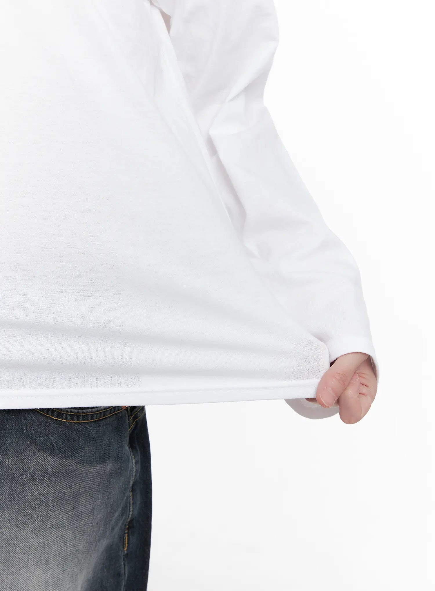 Off-Shoulder Long Sleeve Top CG515