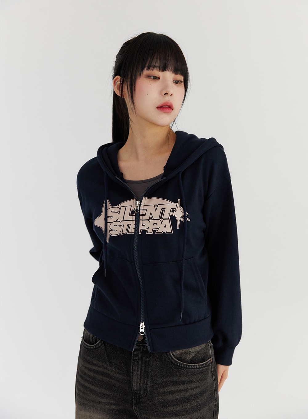 Graphic Print Hoodie Sweatshirt CS327