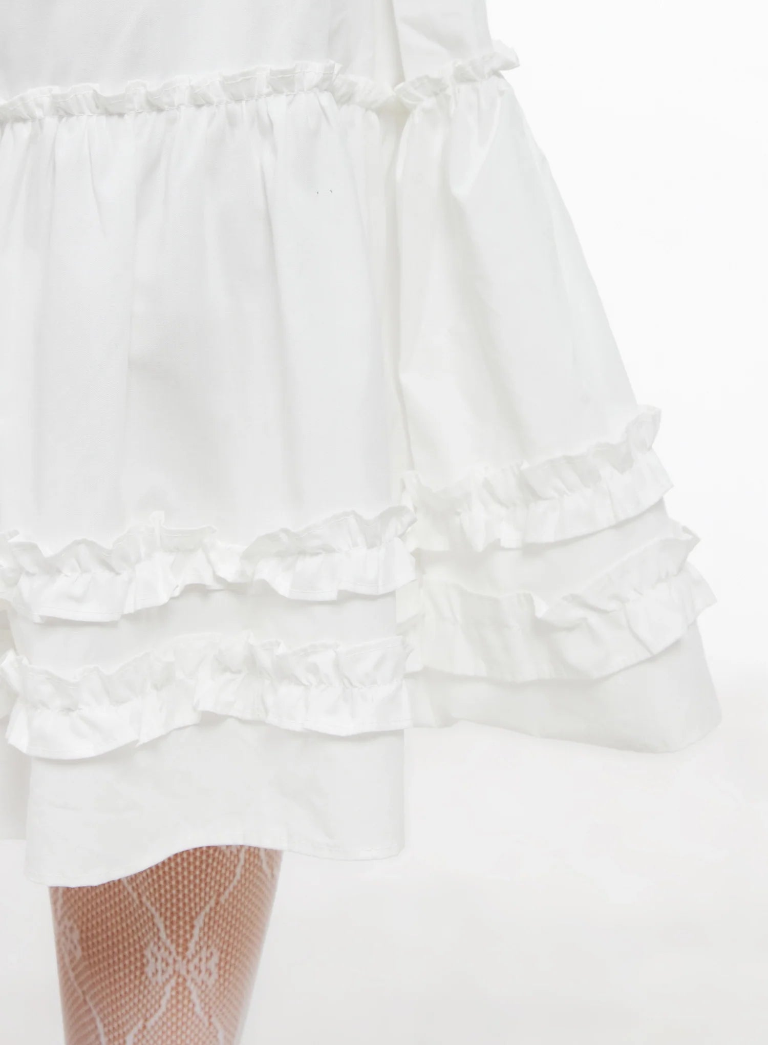 Ruffle Layered Midi Skirt IG527