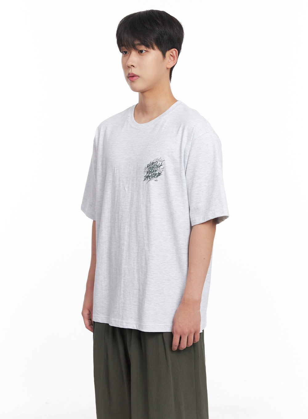 Men's Graffiti Print T-Shirt IY520