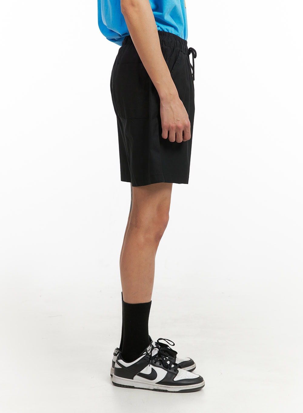 Men's Linen Banded Shorts IY416