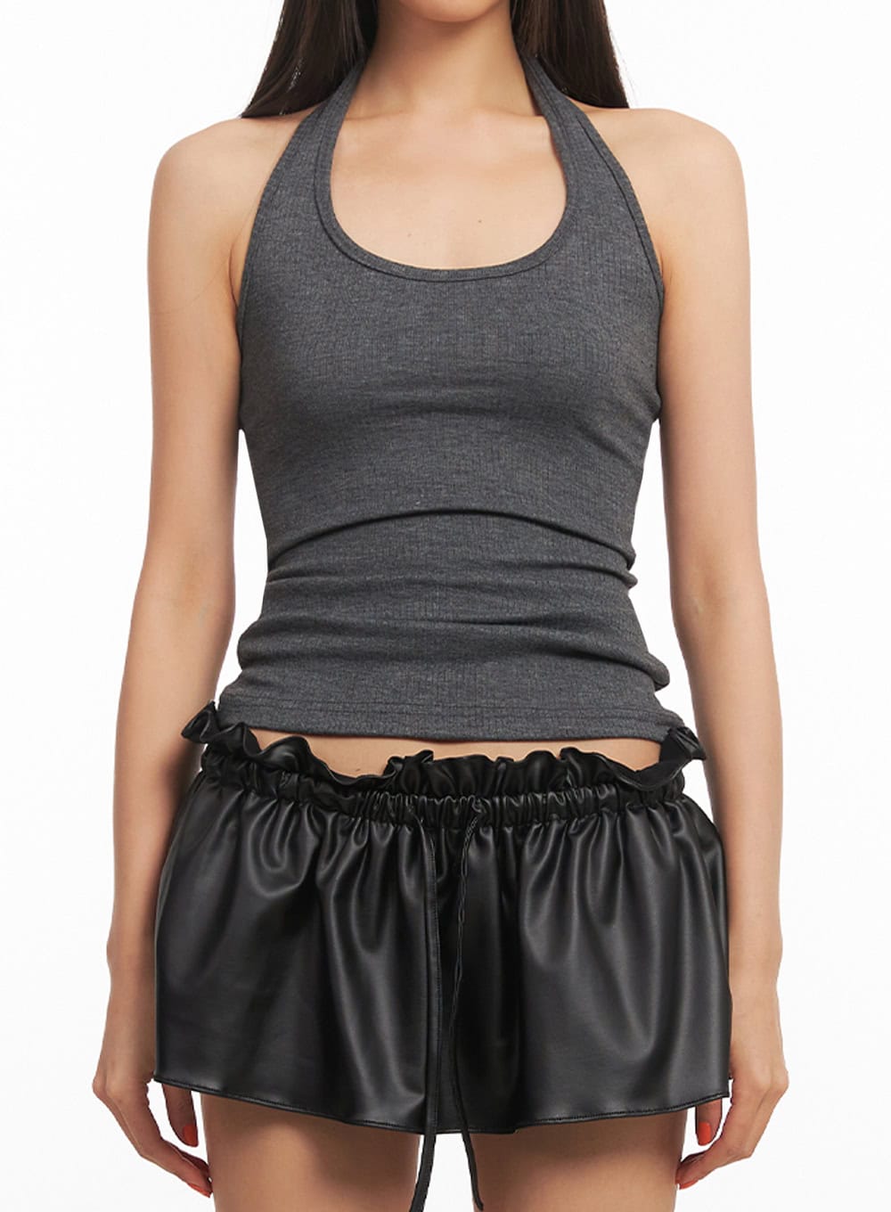 Fitted Halter Top IA507