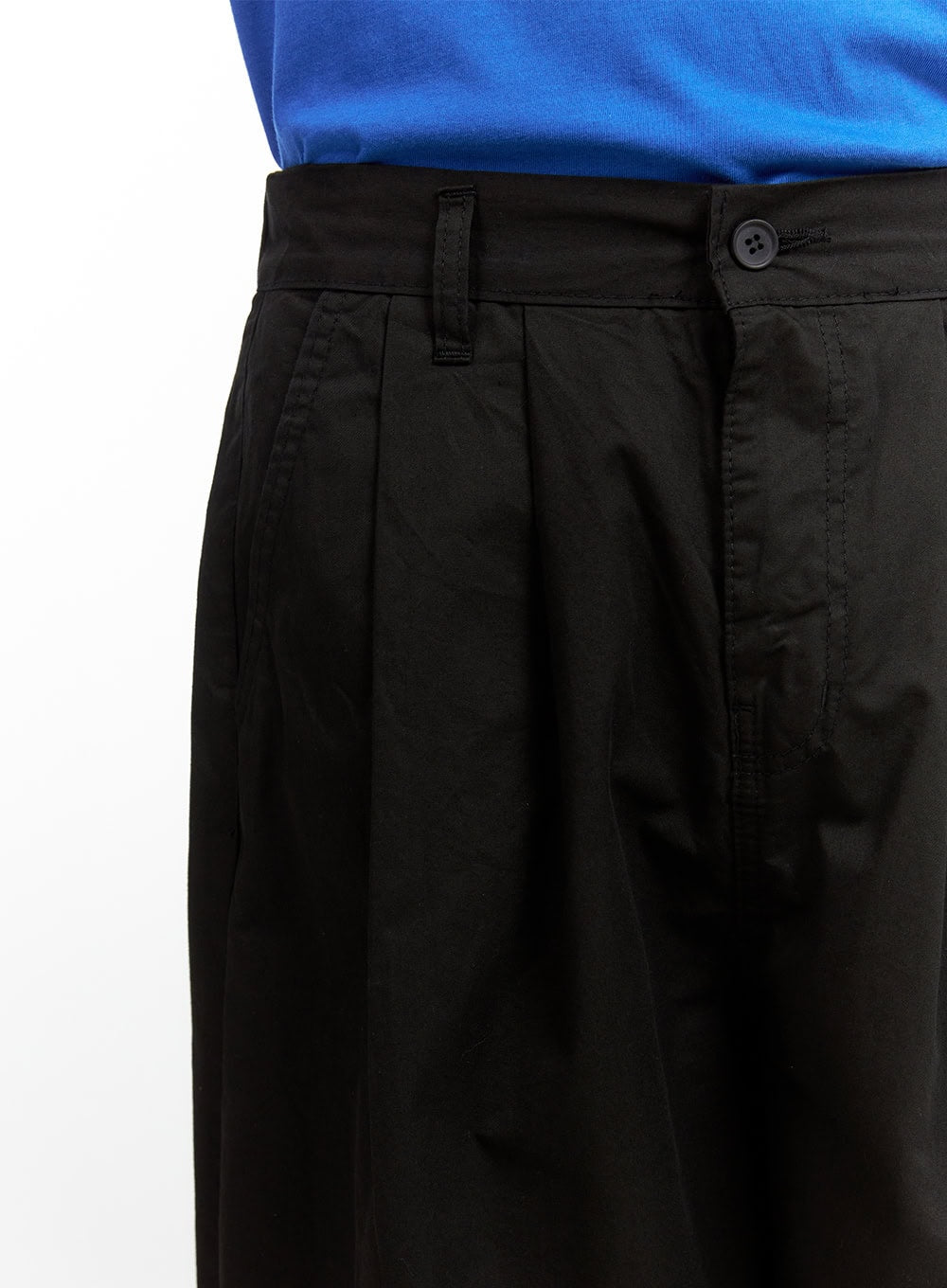 Men's Pintuck Wide Fit Cotton Pants IG402