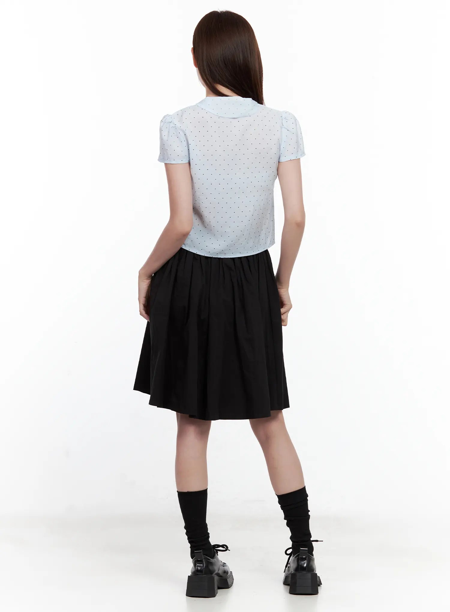 Classic Black Midi Skirt CL502