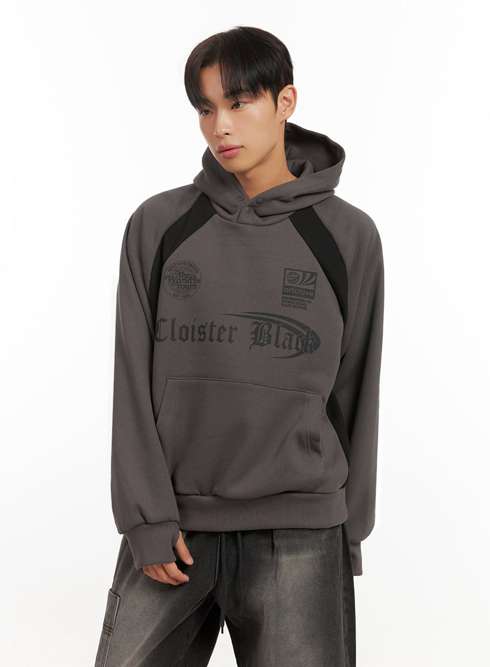 Men's Cotton Graphic Hoodie ID413