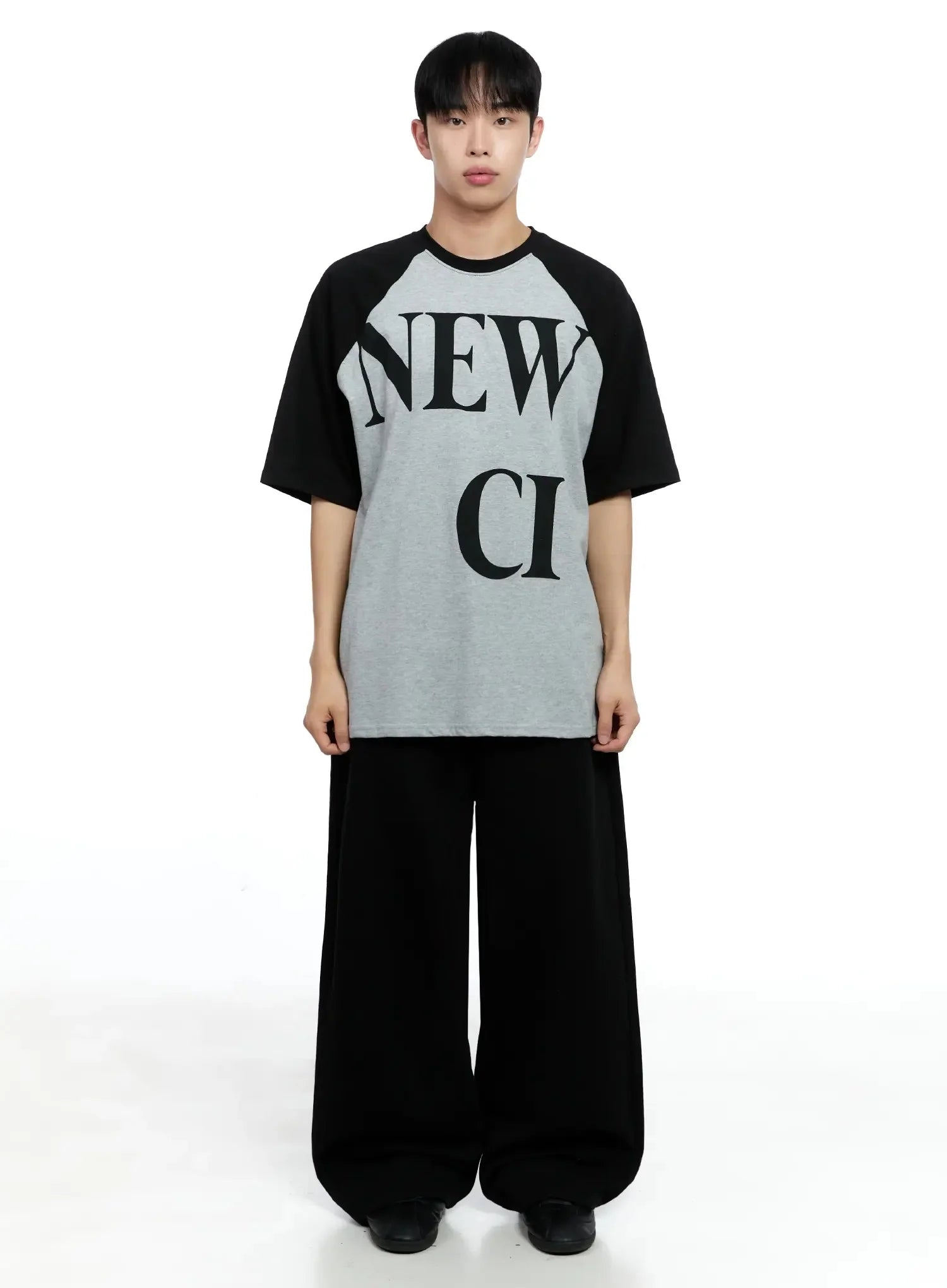 Men's Classic Wide-Leg Cotton Pants IG520