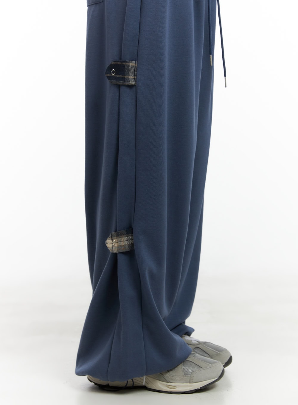 Side Buckle Oversized Sweatpants CG423