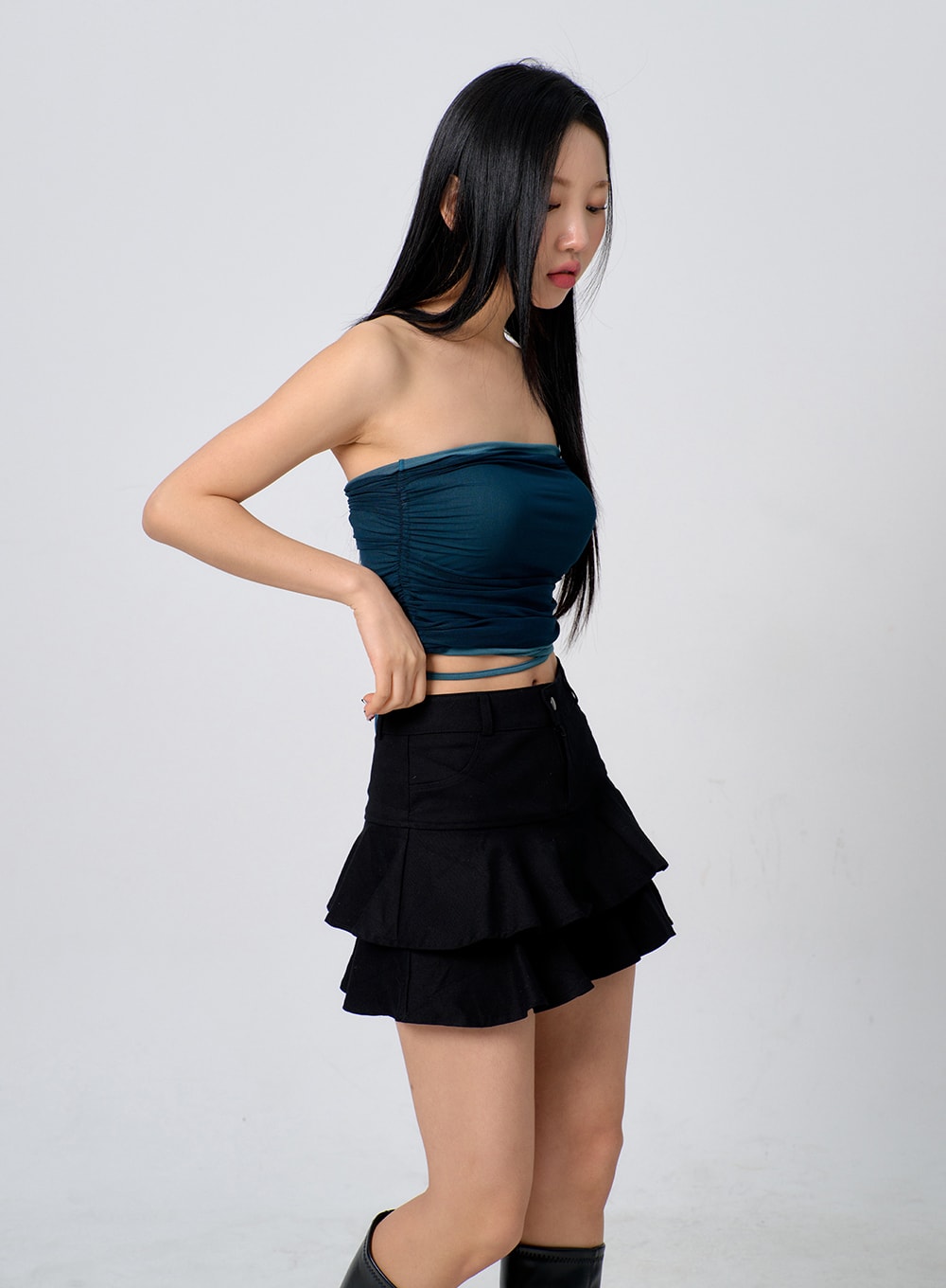 Cross Tie Tube Top BJ331