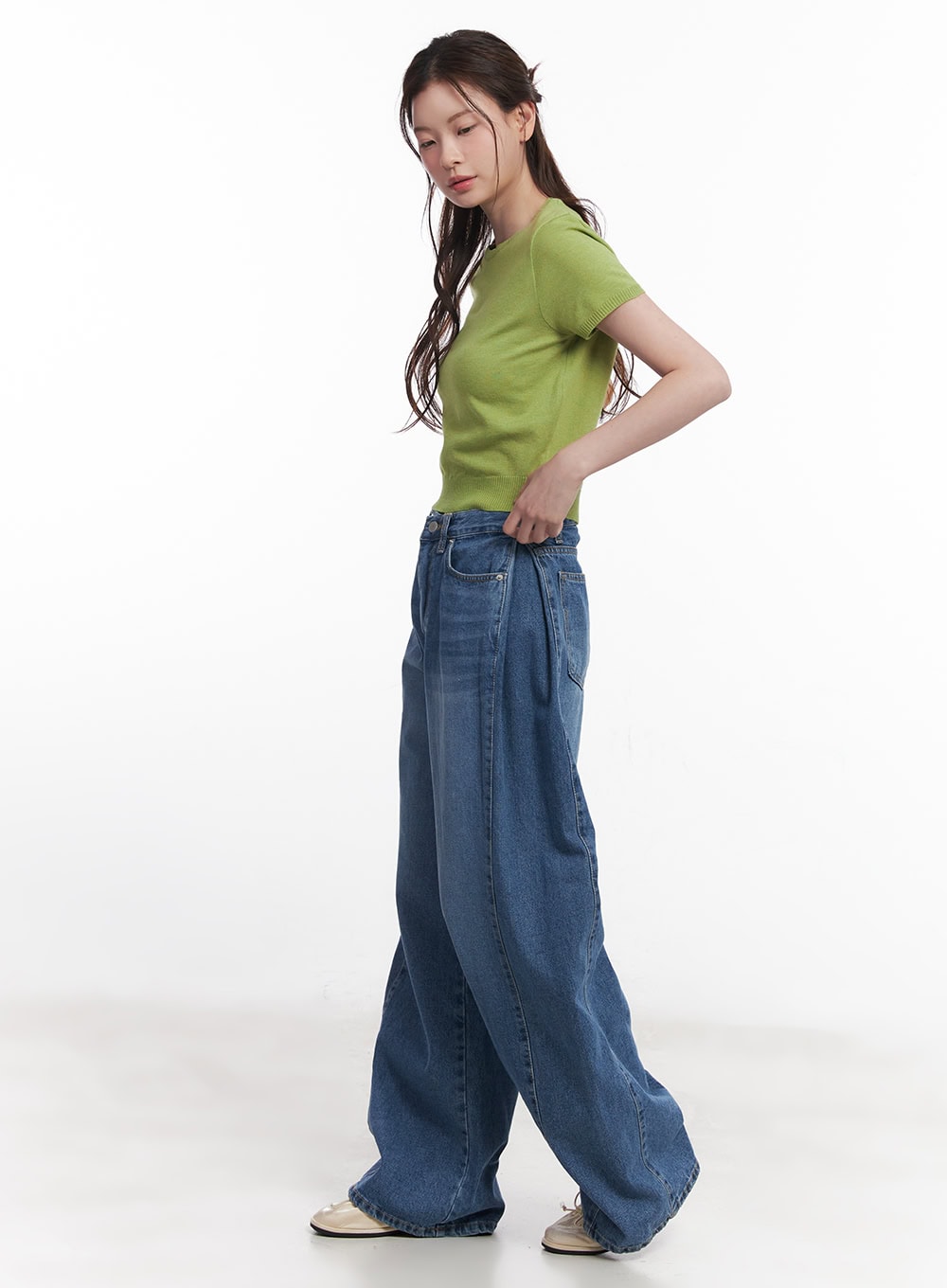 Slim-Fit Short Sleeve Sweater CY519