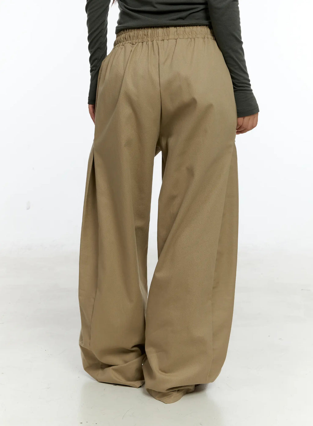 Side Button Wide Leg Pants CS517