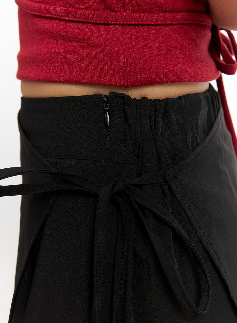 Cotton Wrap Skirt Wide Pants CY403