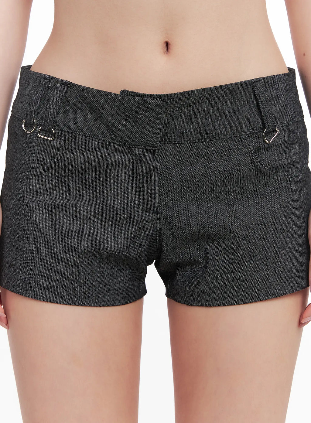 Low-Waist No-Fade Denim Shorts CU511