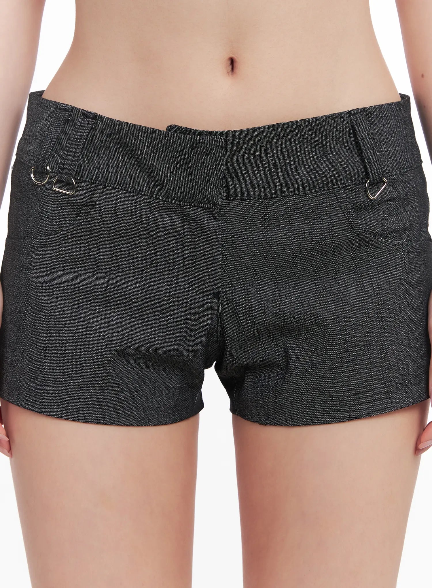 Low-Waist No-Fade Denim Shorts CU511
