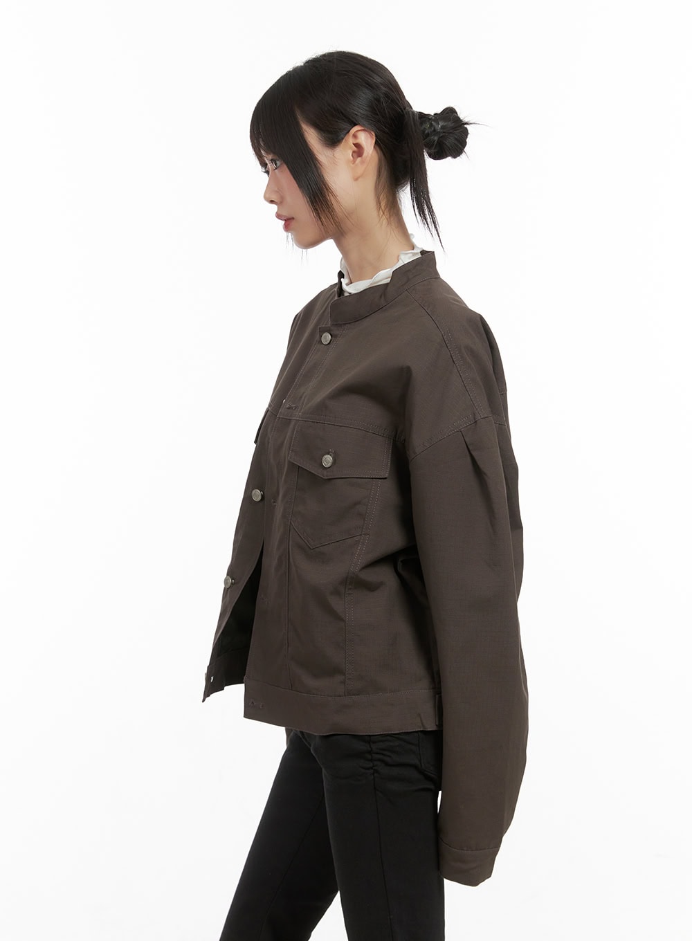 Comfy Oversized Polyester Coat CS412