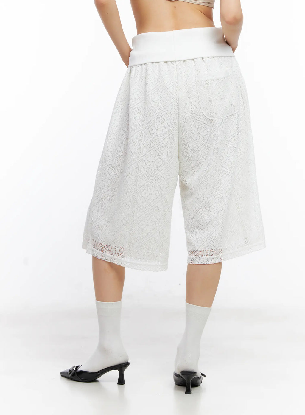 Lace Bermuda Shorts CL530