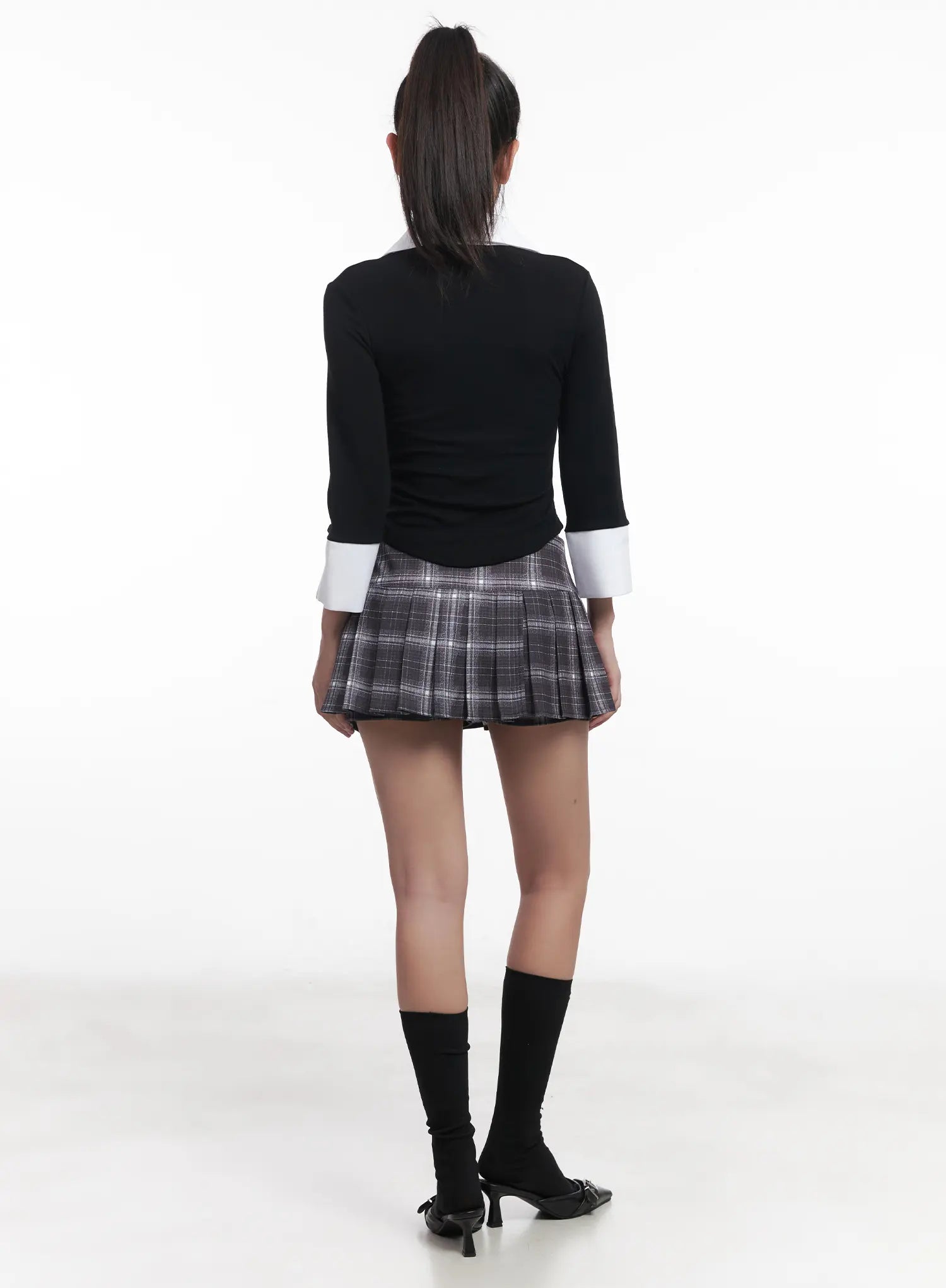 Slim-Fit Layered Collar Shirt CU516