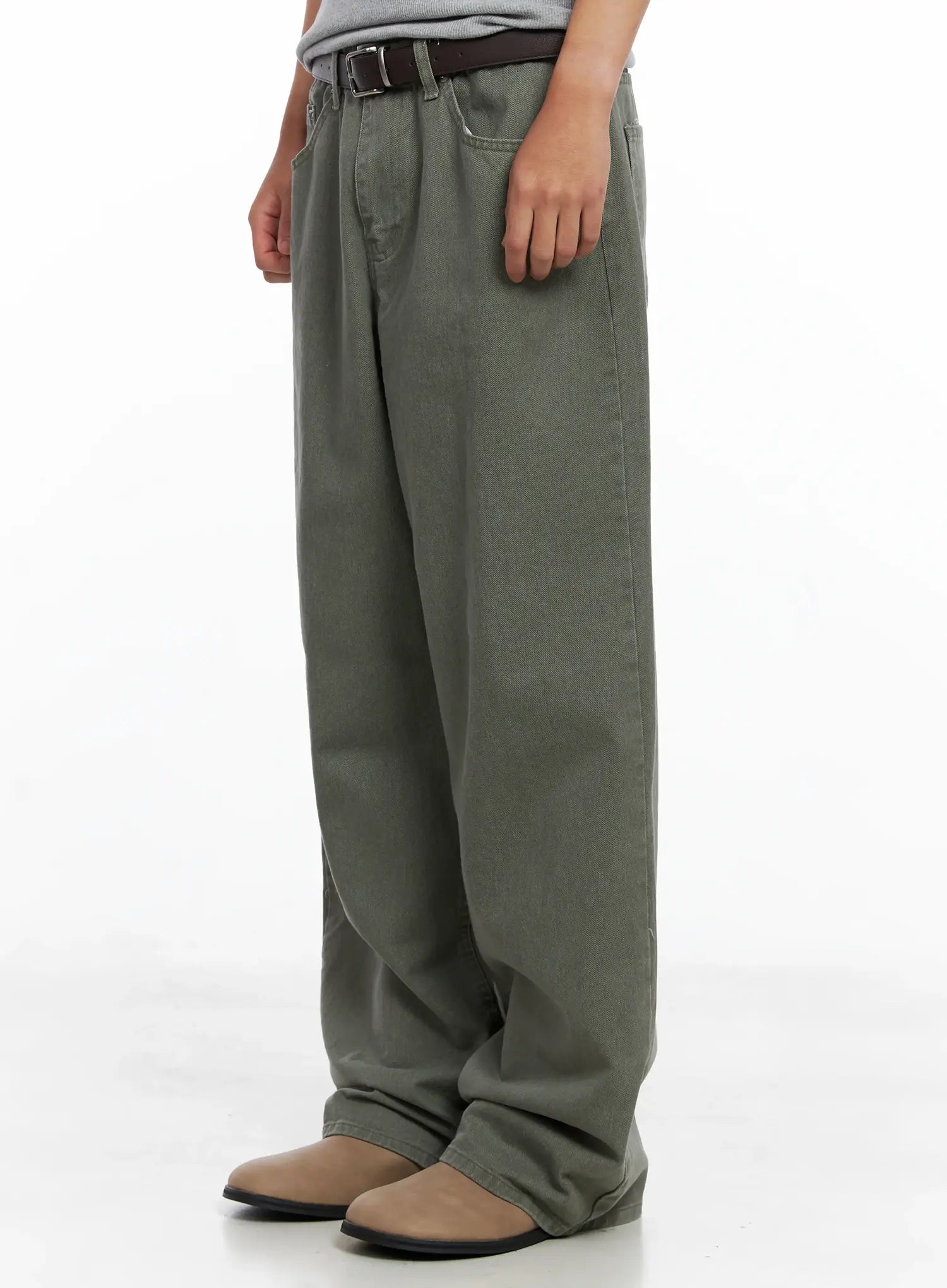 Men's Lost Baggy Jeans IG529 (Dark Green)