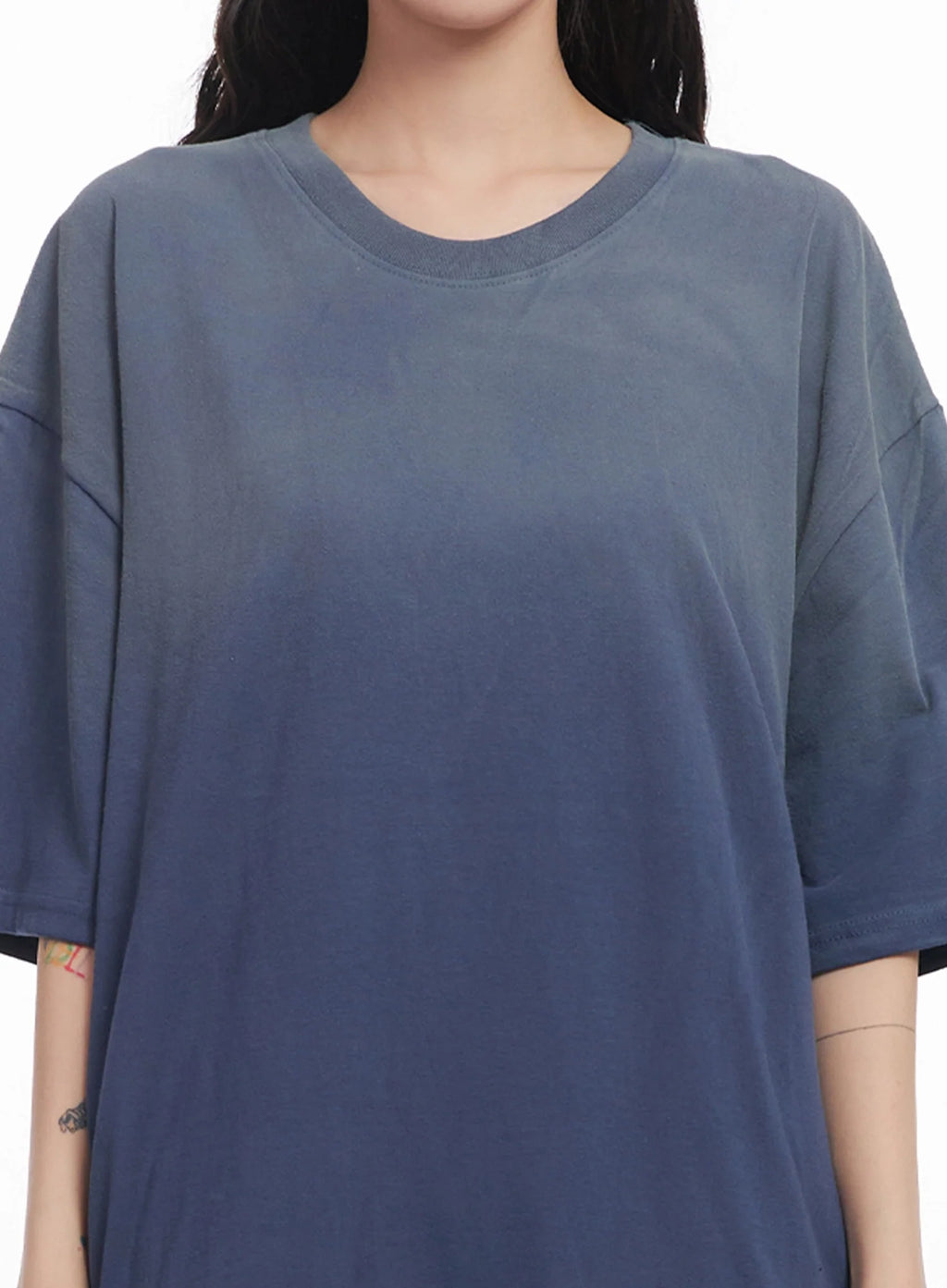 Oversized Gradient Fade T-Shirt IC503