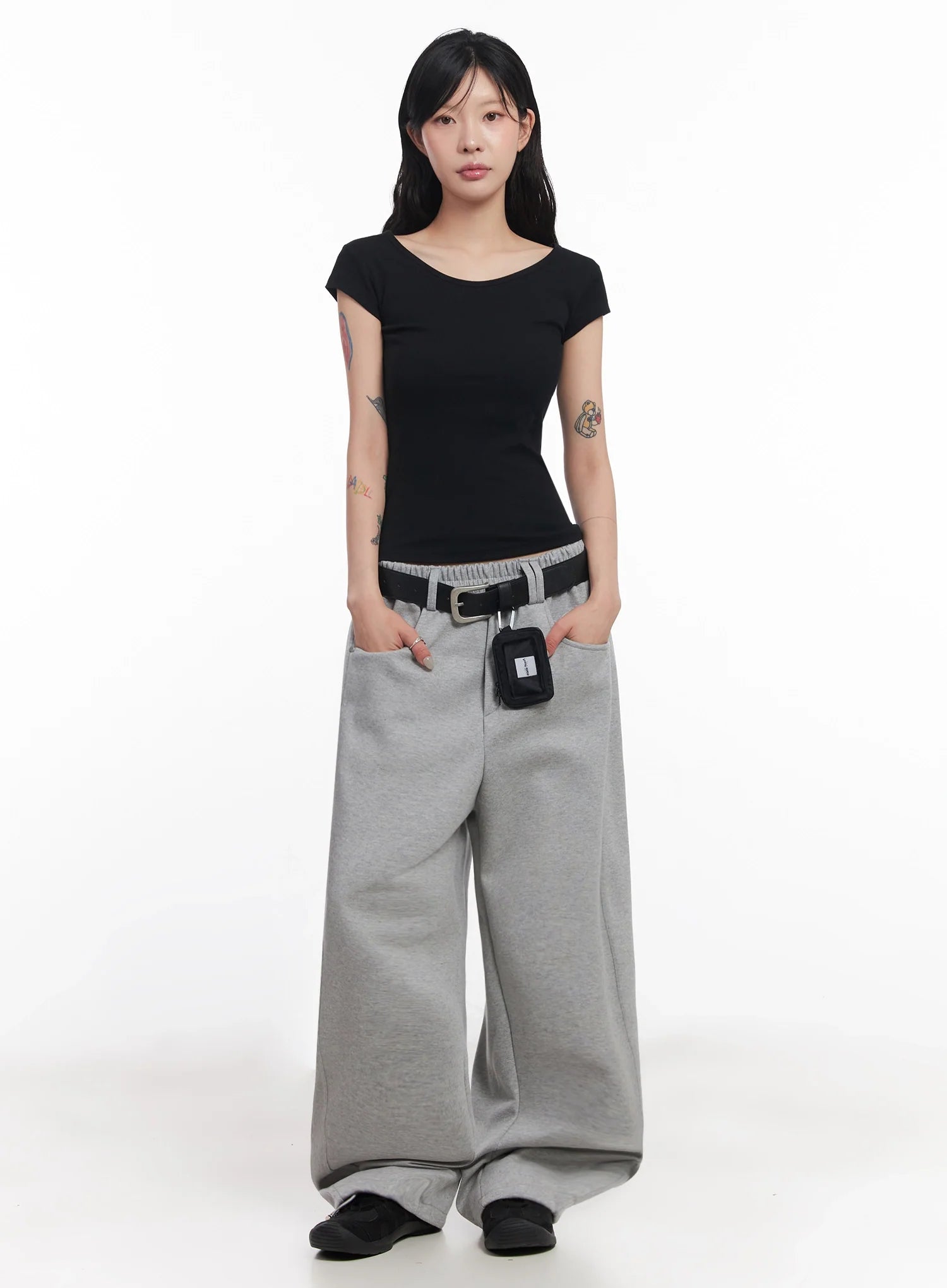 Belted Sweatpant Joggers IC503