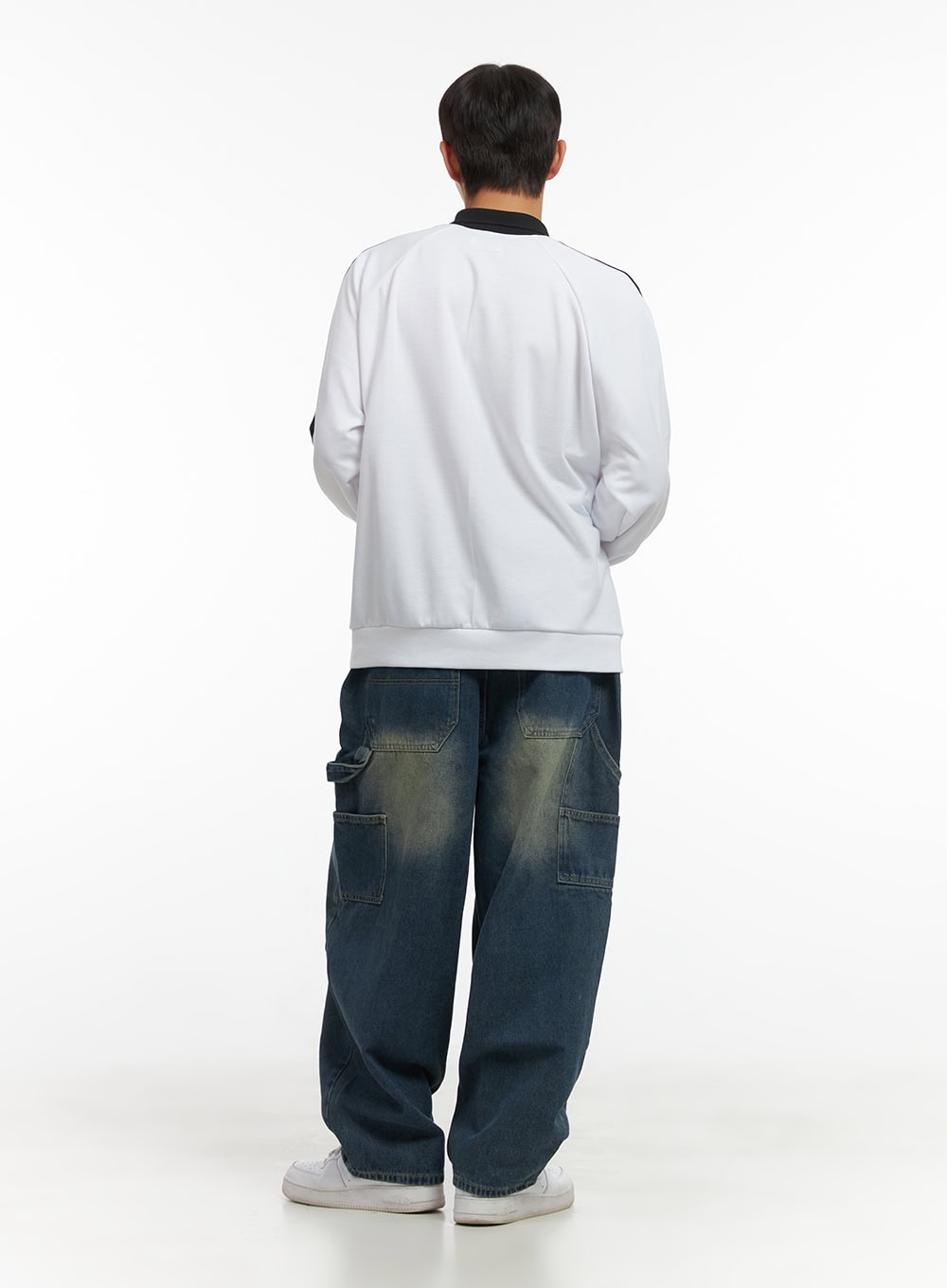 Men's Long Sleeve Collar Sweatshirt CO408