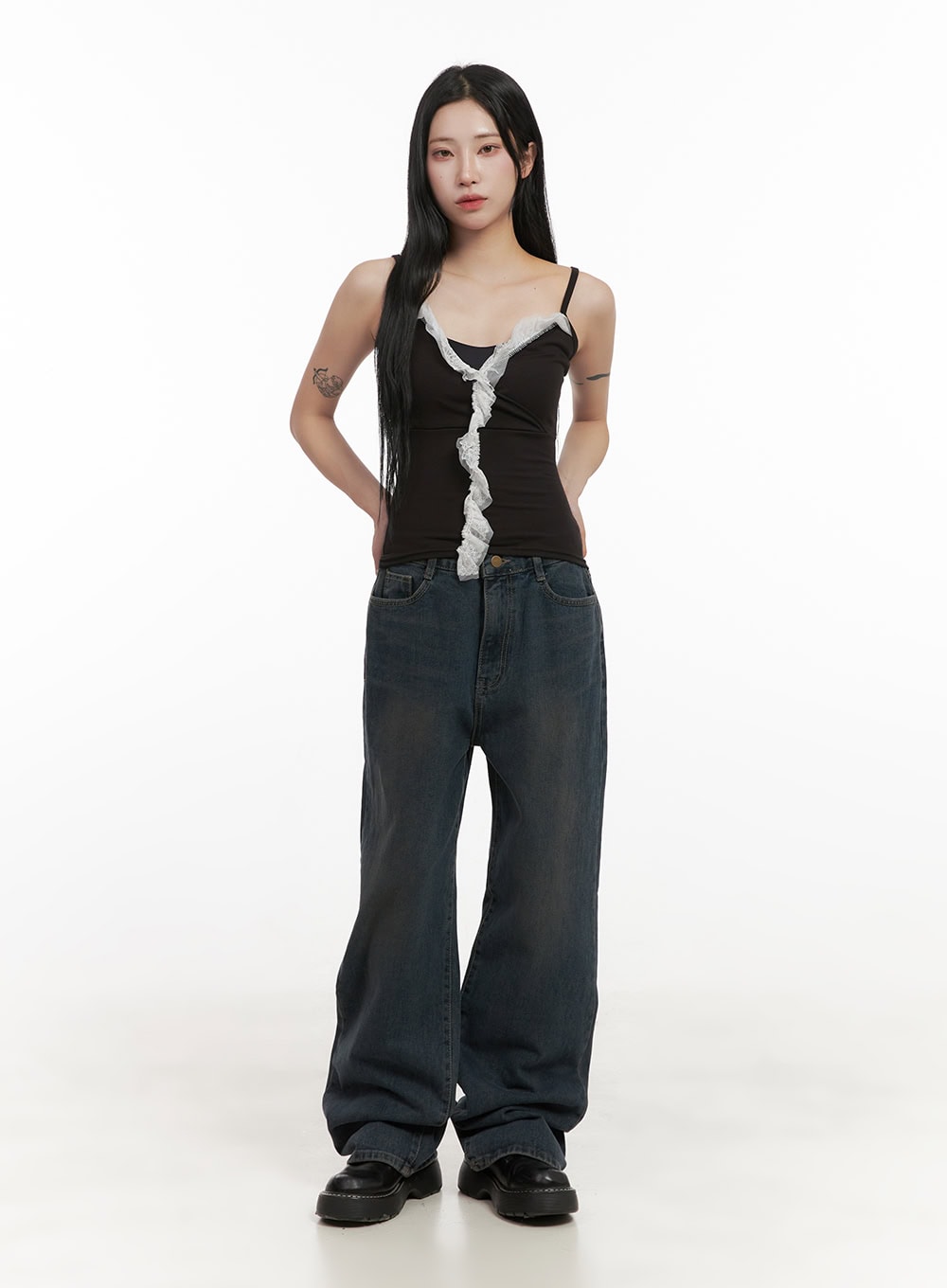 Luna Denim Wide-Leg Jeans CD406