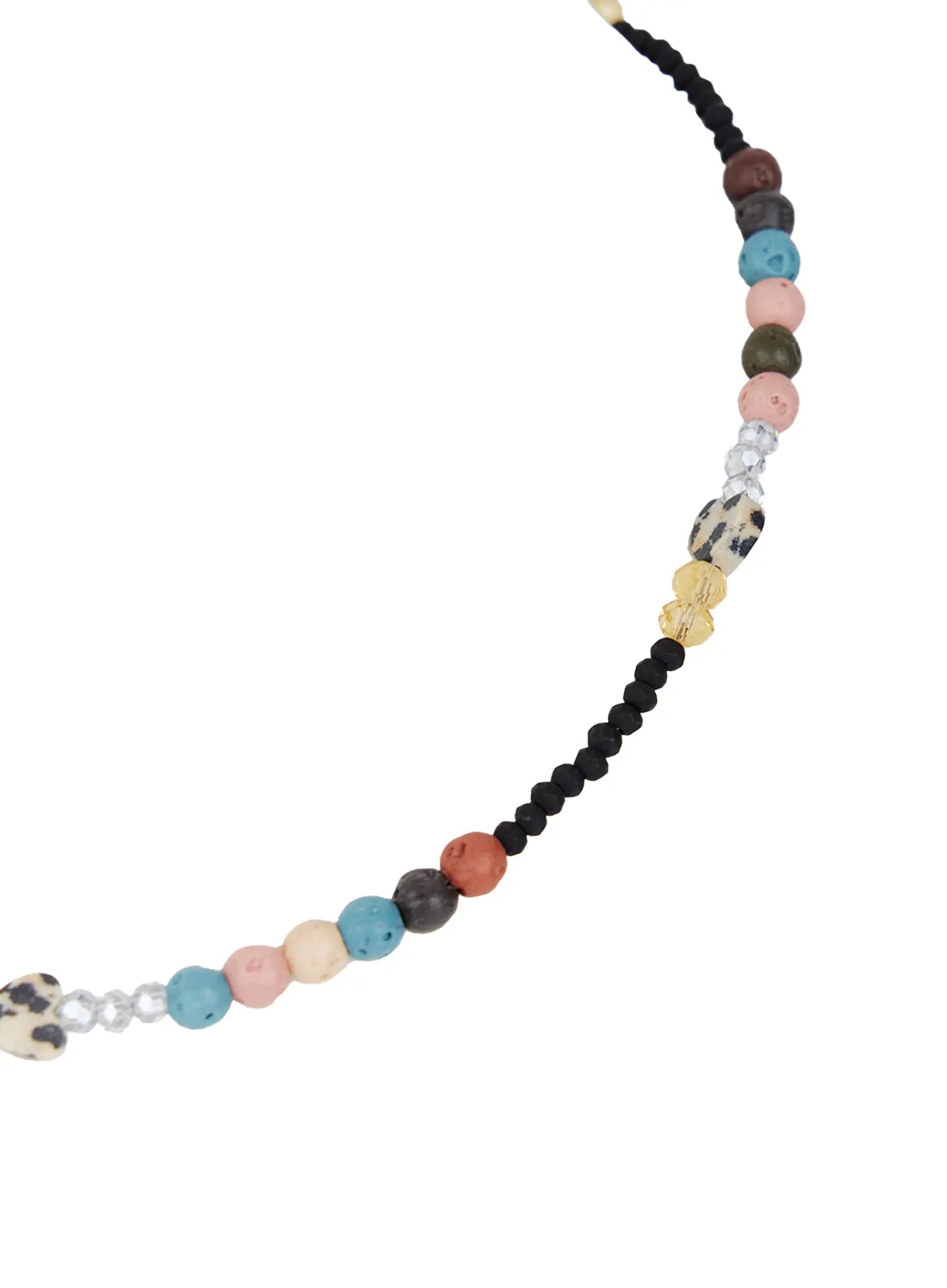 Multicolor Beaded Choker Necklace CO513
