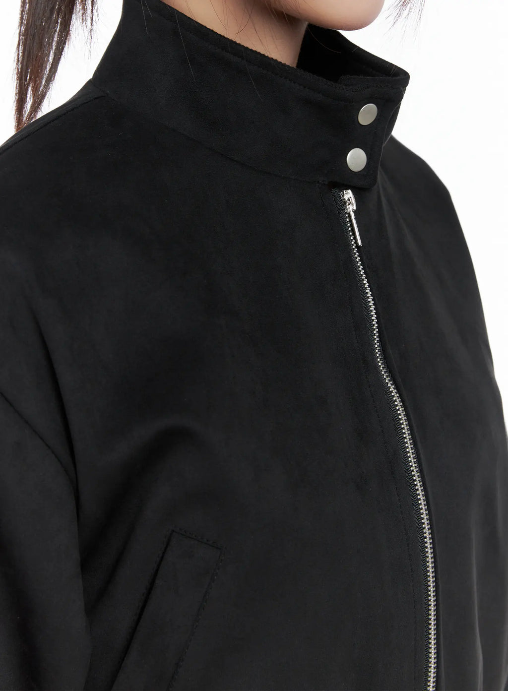 Suede Two-Way Zip Jacket CS502