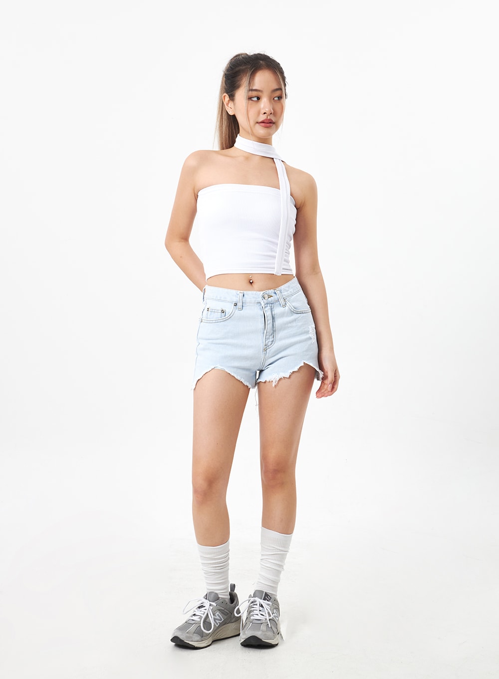 Tube Top With Scarf CA305