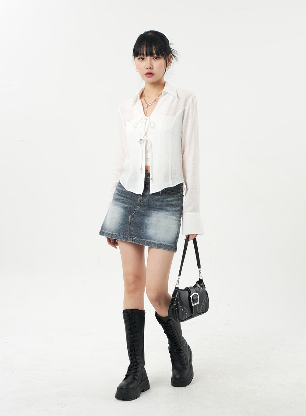 Double Ribbon Blouse CA327